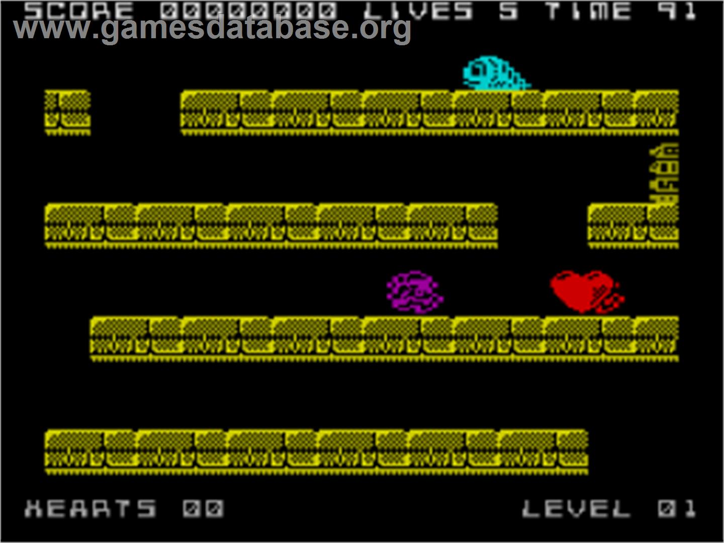 Slug - Sinclair ZX Spectrum - Artwork - In Game