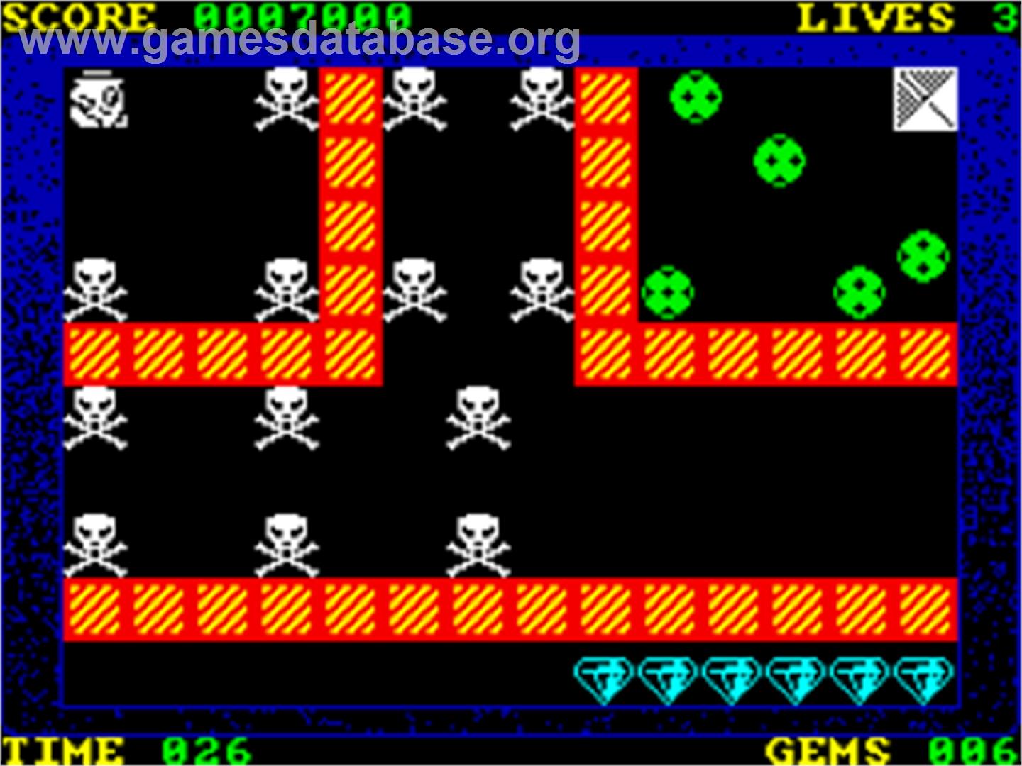 Snare - Sinclair ZX Spectrum - Artwork - In Game