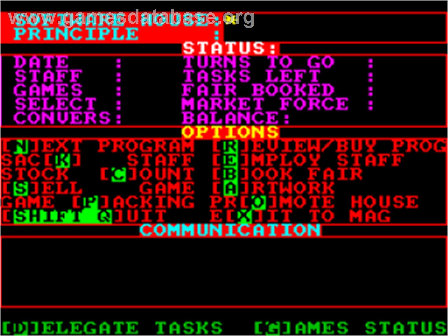 Software House - Sinclair ZX Spectrum - Artwork - In Game