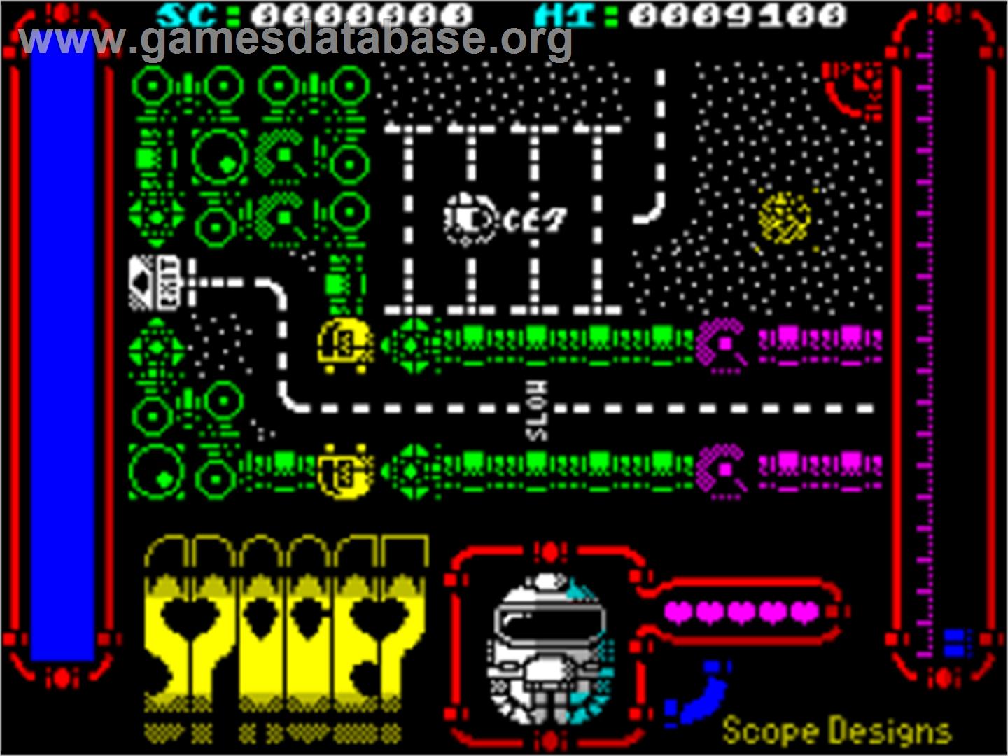 Space 7 - Sinclair ZX Spectrum - Artwork - In Game