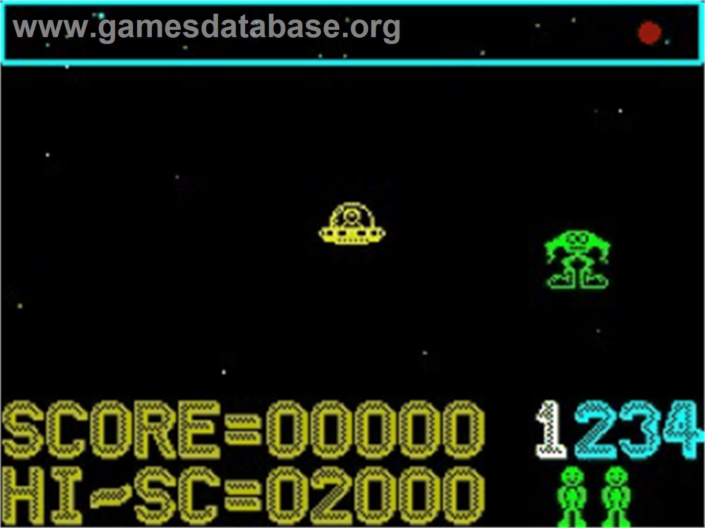 Space Jack - Sinclair ZX Spectrum - Artwork - In Game