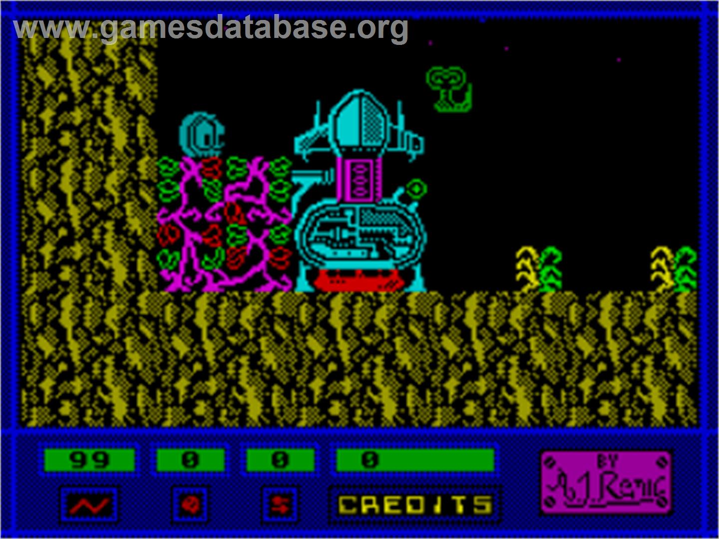 Specimen - Sinclair ZX Spectrum - Artwork - In Game