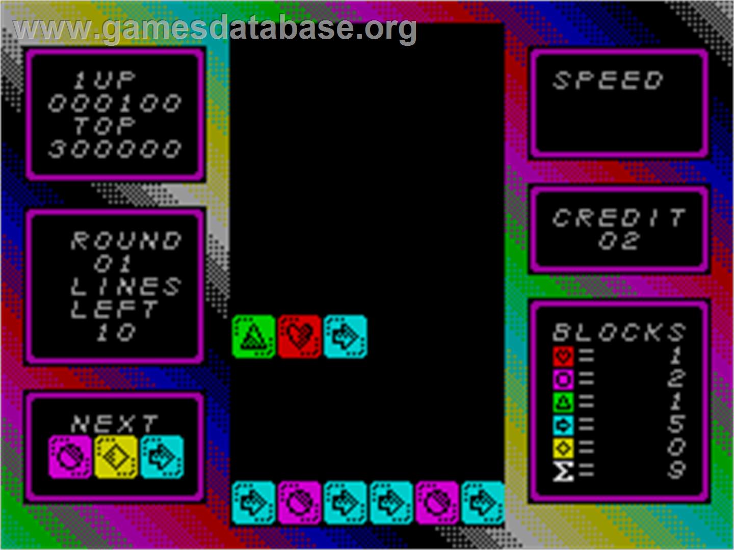 Stack Up - Sinclair ZX Spectrum - Artwork - In Game
