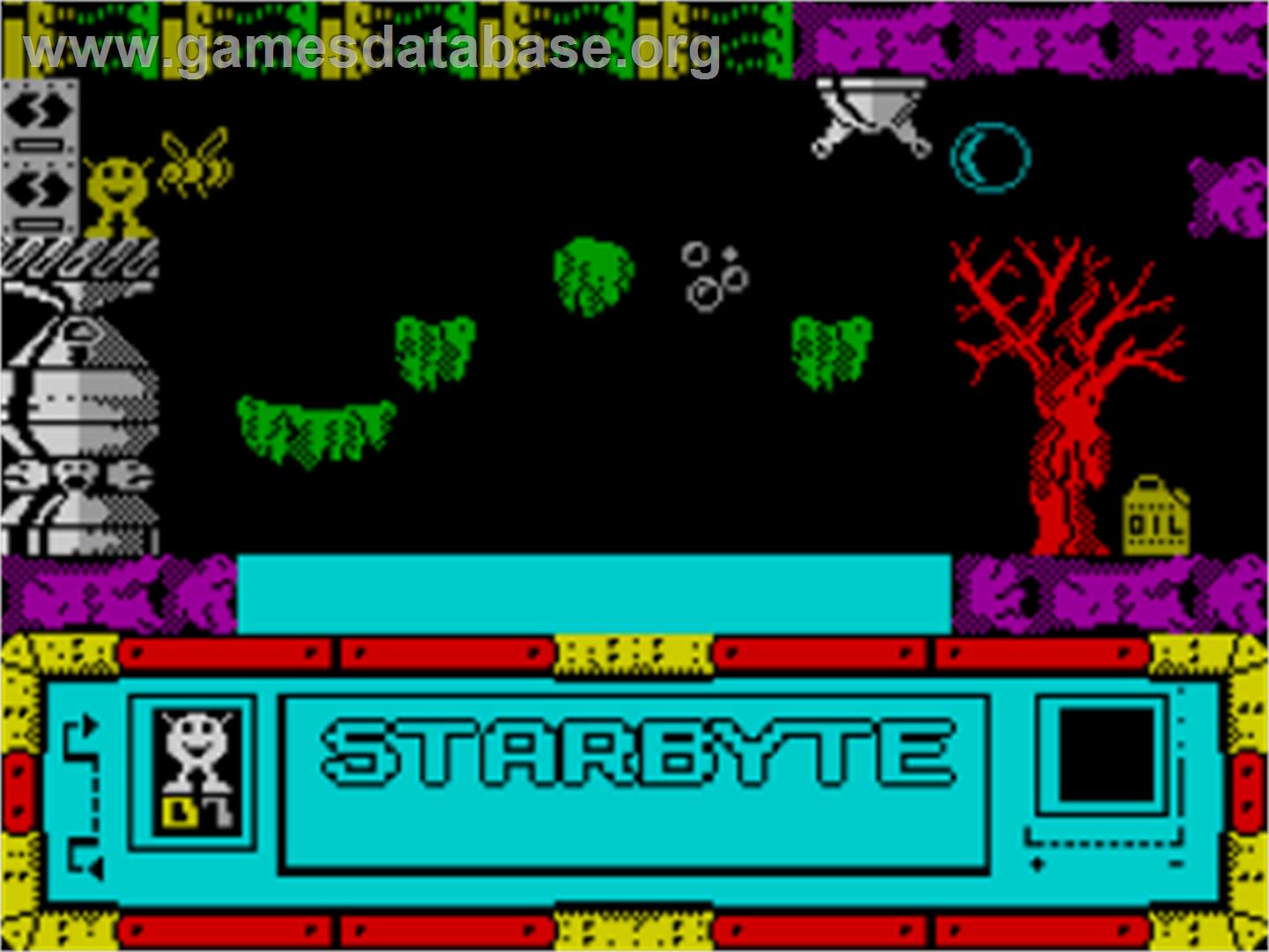 Starbyte - Sinclair ZX Spectrum - Artwork - In Game
