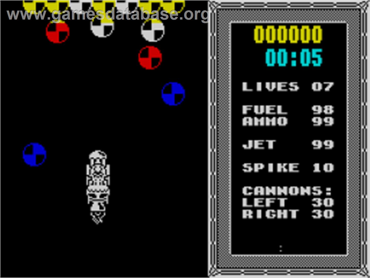 Starfox (Cybexlab) - Sinclair ZX Spectrum - Artwork - In Game
