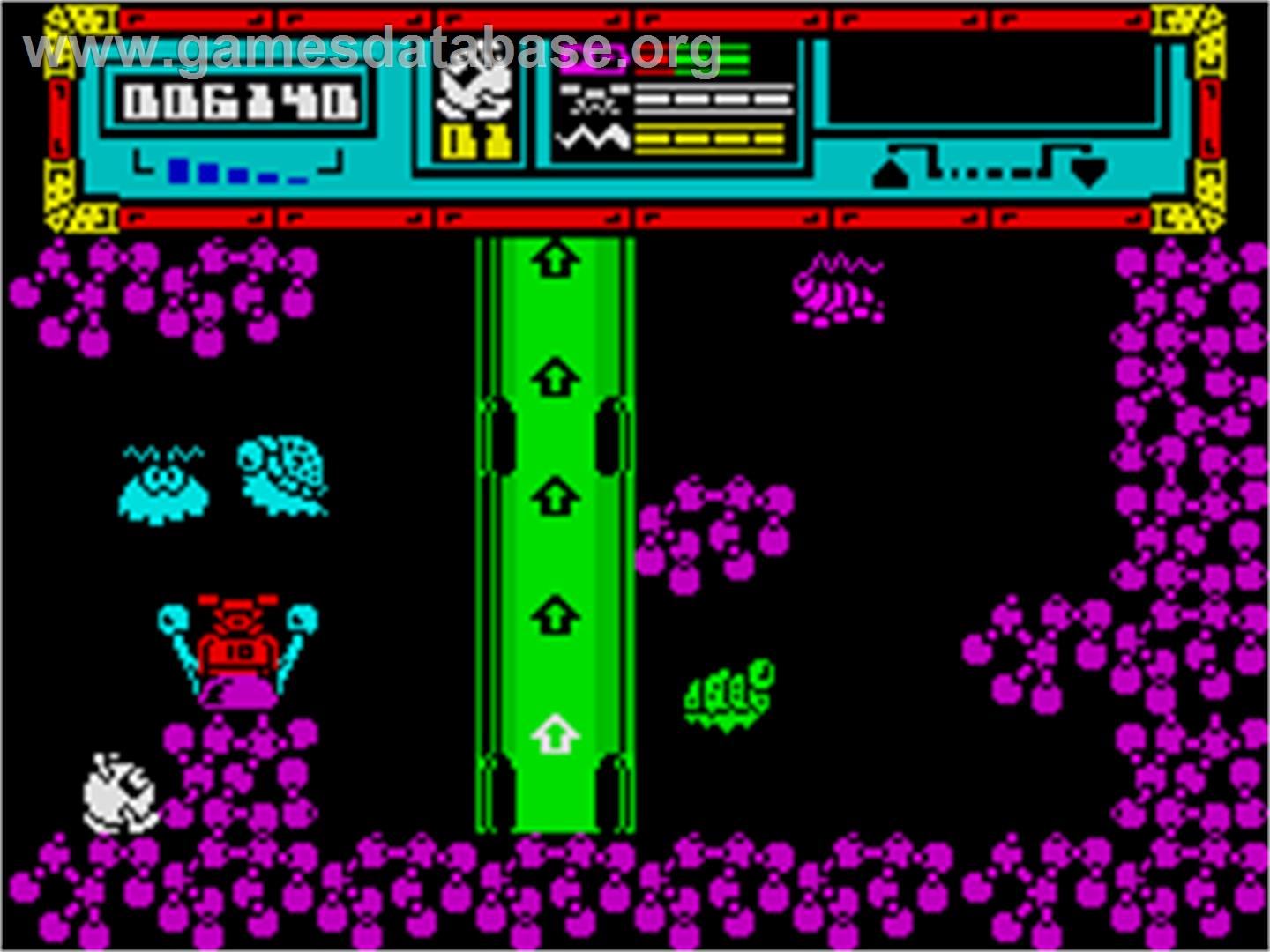 Starquake - Sinclair ZX Spectrum - Artwork - In Game