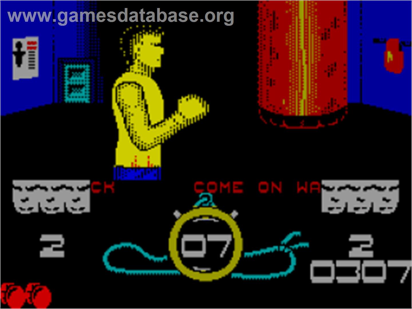 Street Cred Boxing - Sinclair ZX Spectrum - Artwork - In Game
