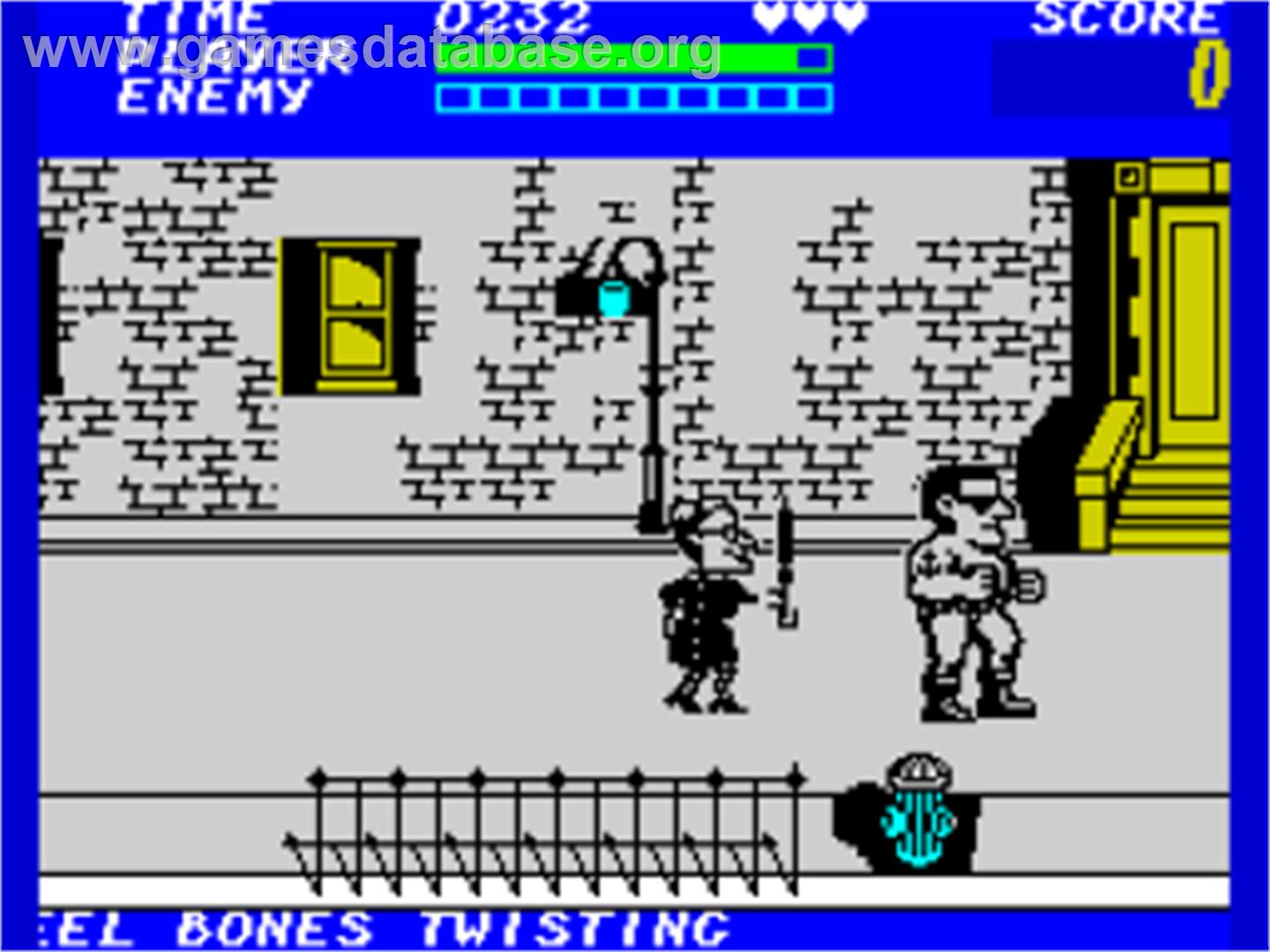 Street Hassle - Sinclair ZX Spectrum - Artwork - In Game