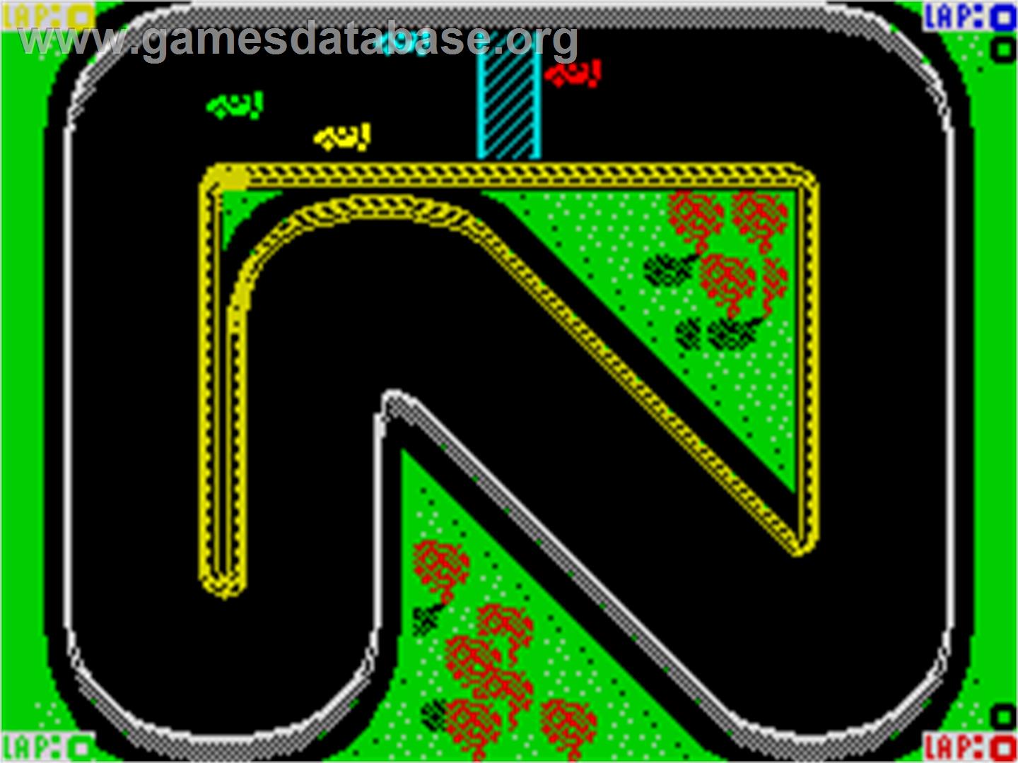 Super Sprint - Sinclair ZX Spectrum - Artwork - In Game