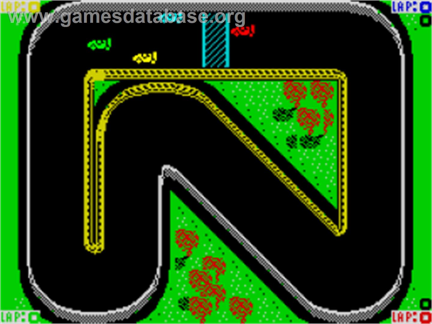 Super Sprint - Sinclair ZX Spectrum - Artwork - In Game