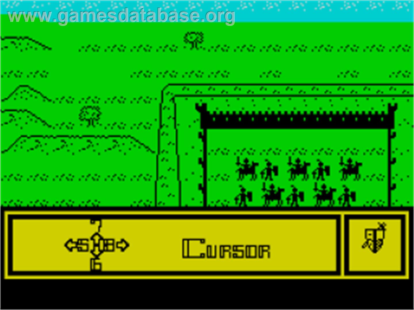 Sword And Shield - Sinclair ZX Spectrum - Artwork - In Game