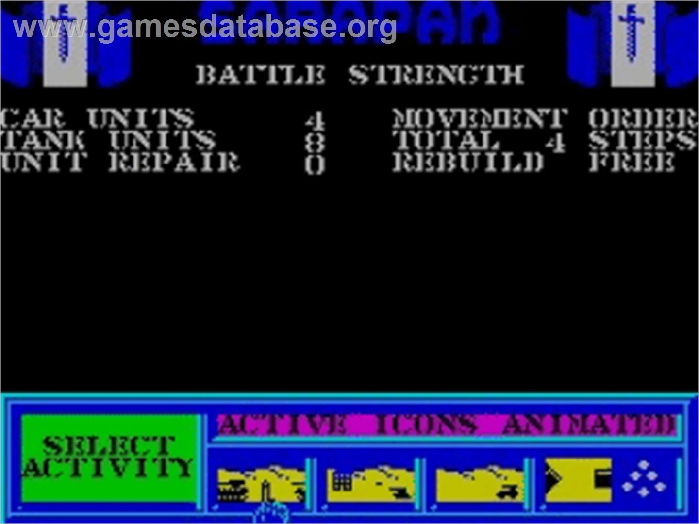 Tank Attack - Sinclair ZX Spectrum - Artwork - In Game