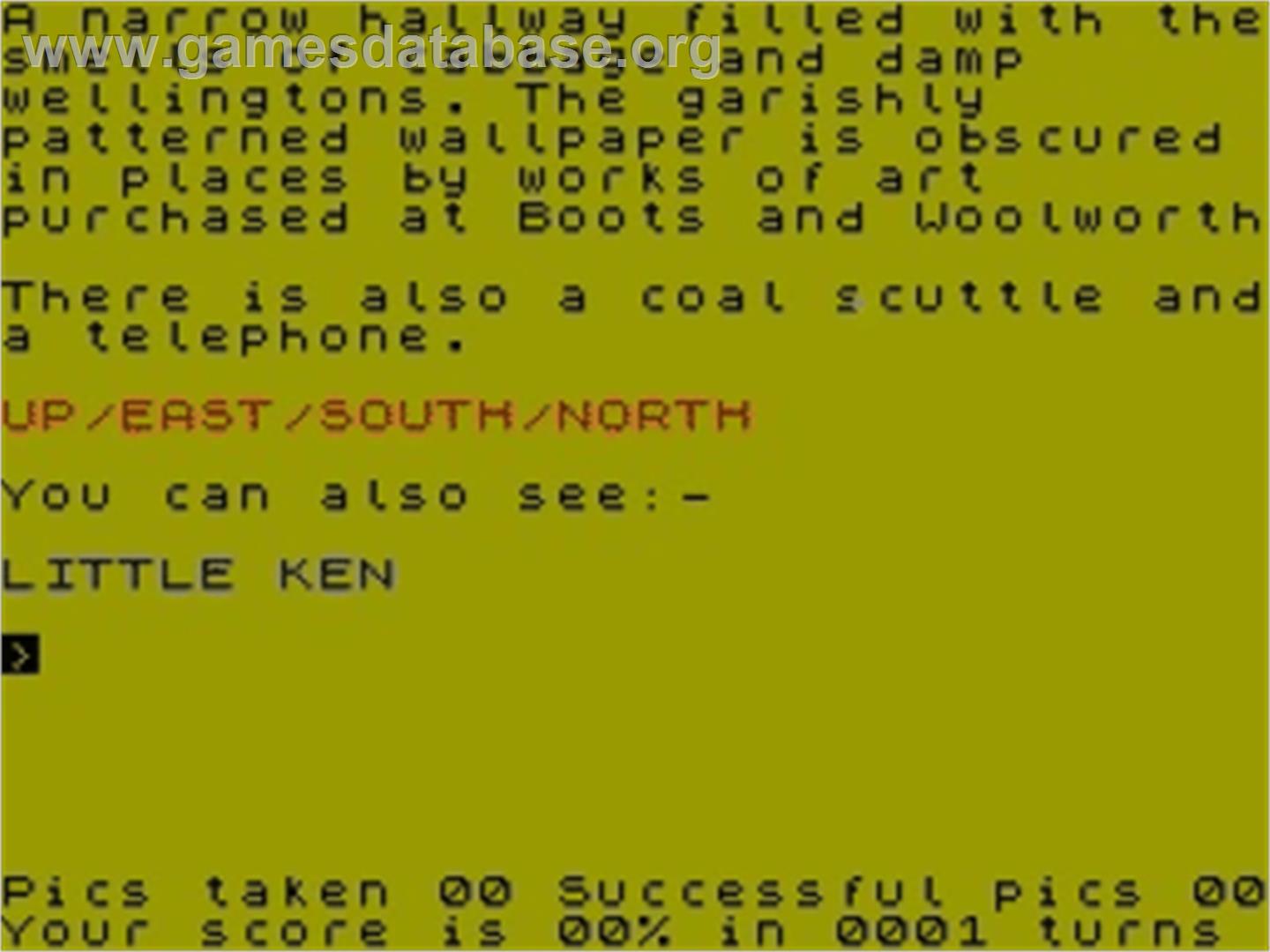 Terrormolinos - Sinclair ZX Spectrum - Artwork - In Game