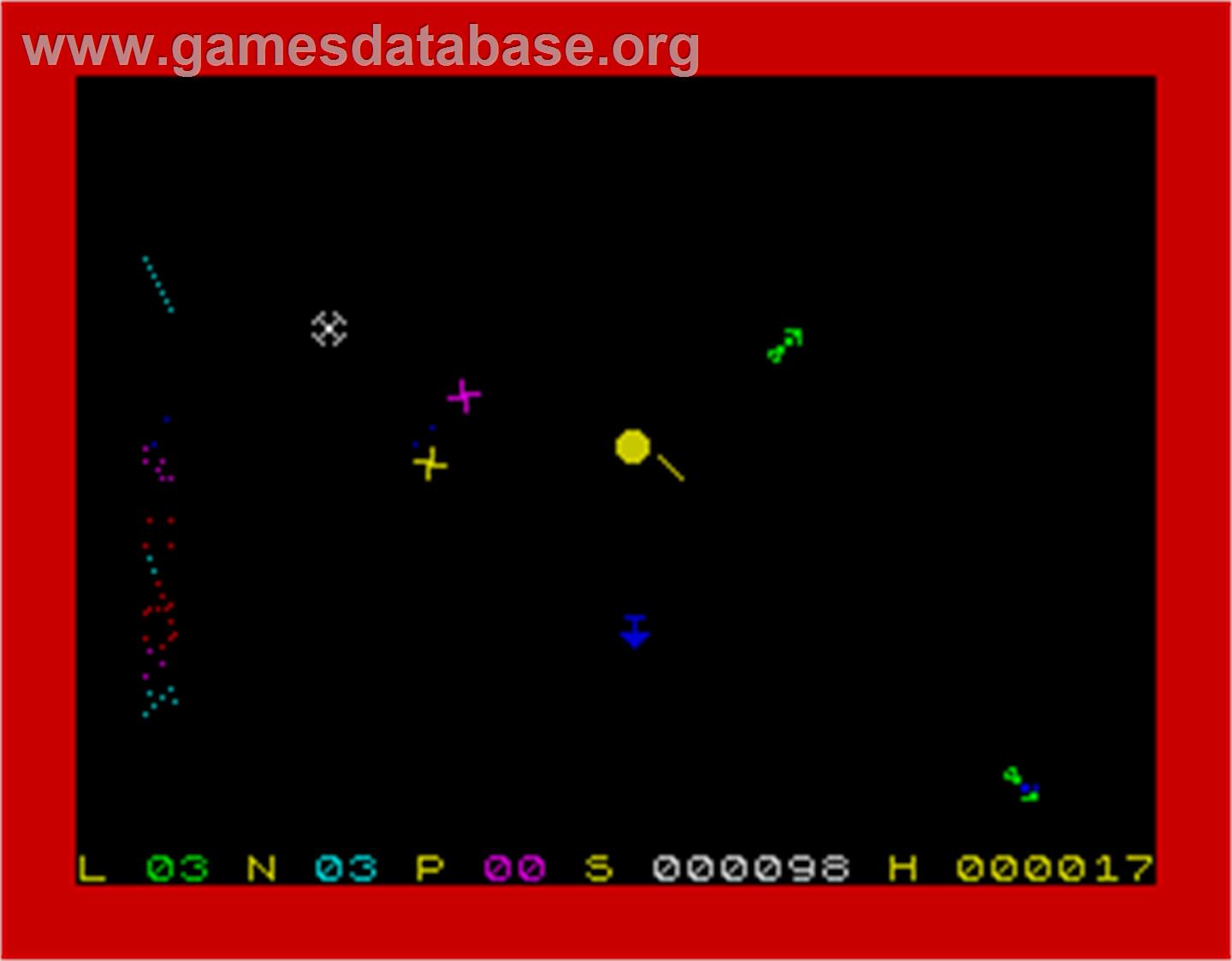 The Black Hole - Sinclair ZX Spectrum - Artwork - In Game