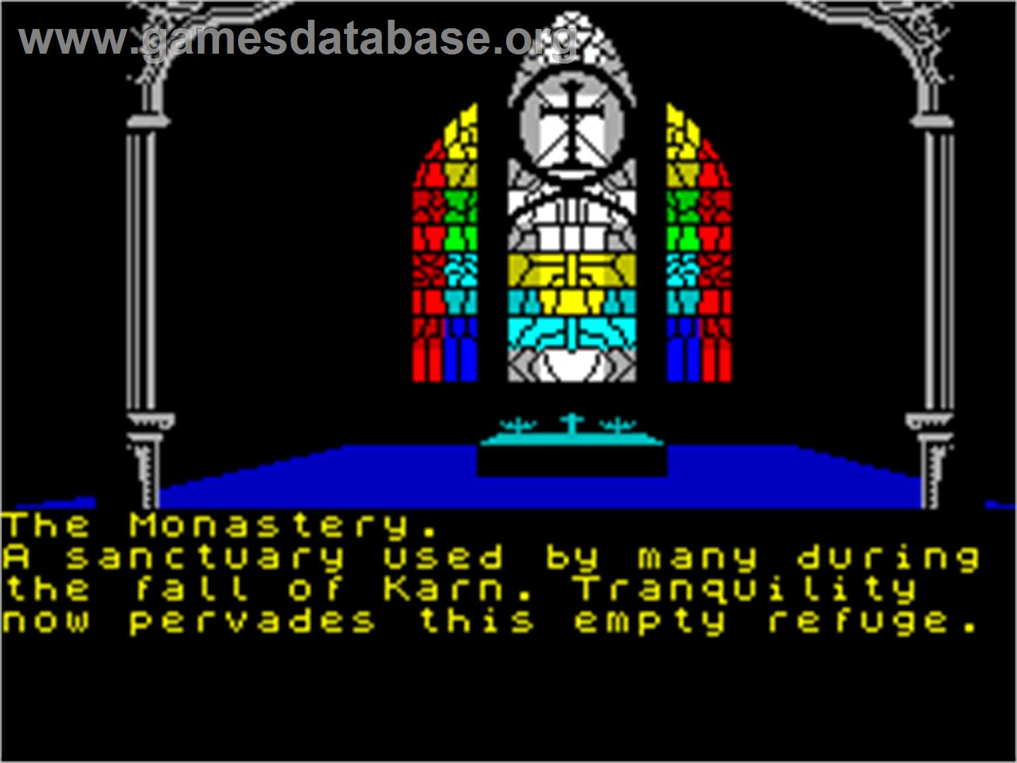The Heroes of Karn - Sinclair ZX Spectrum - Artwork - In Game
