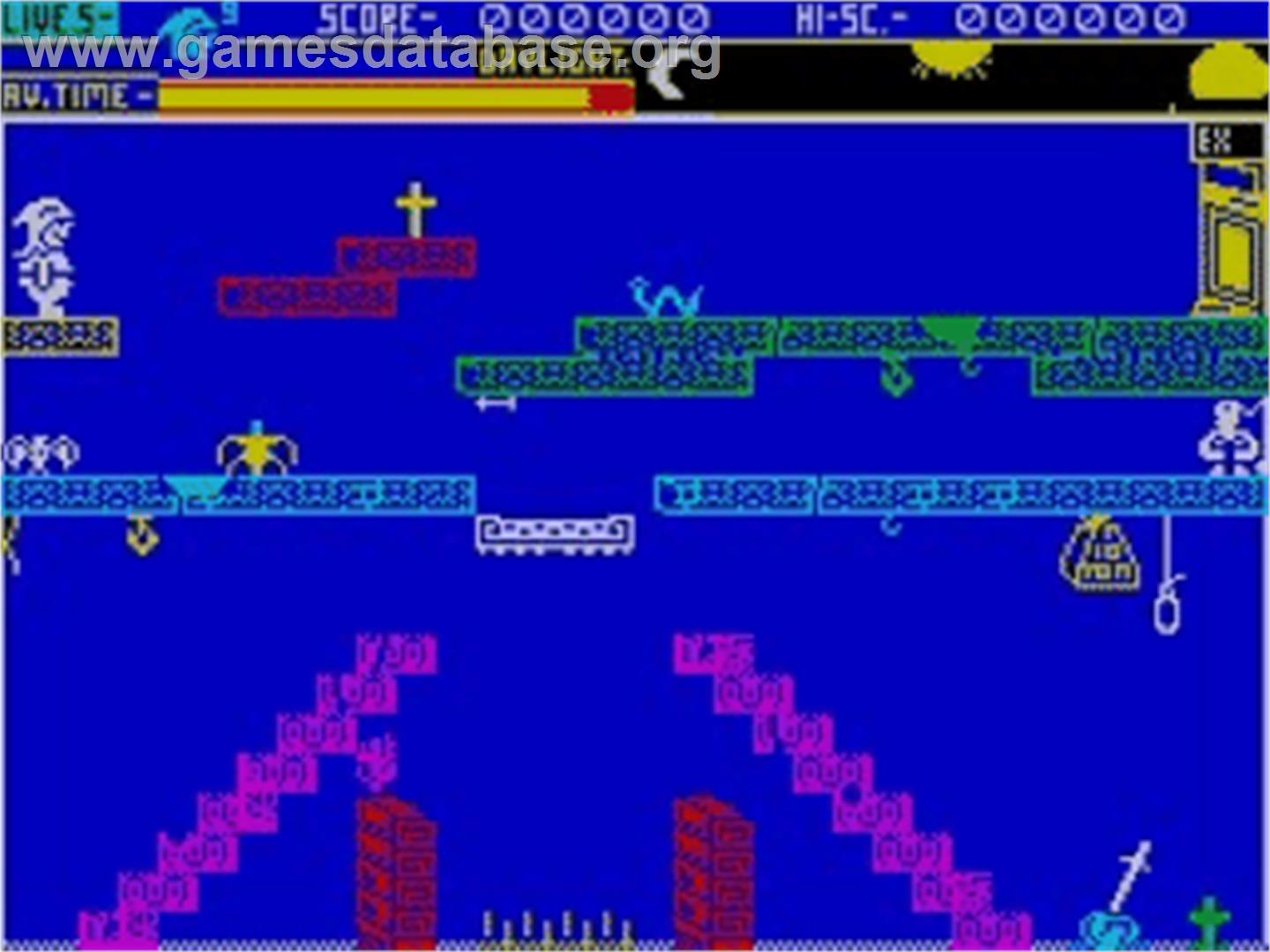 The Master - Sinclair ZX Spectrum - Artwork - In Game
