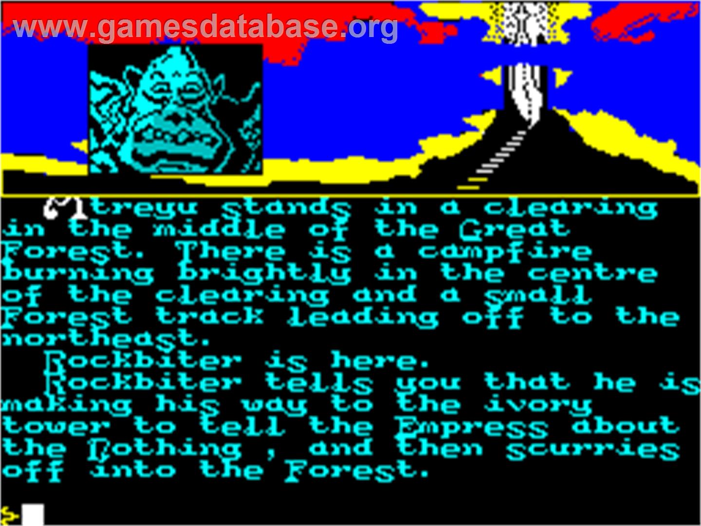 The Neverending Story - Sinclair ZX Spectrum - Artwork - In Game