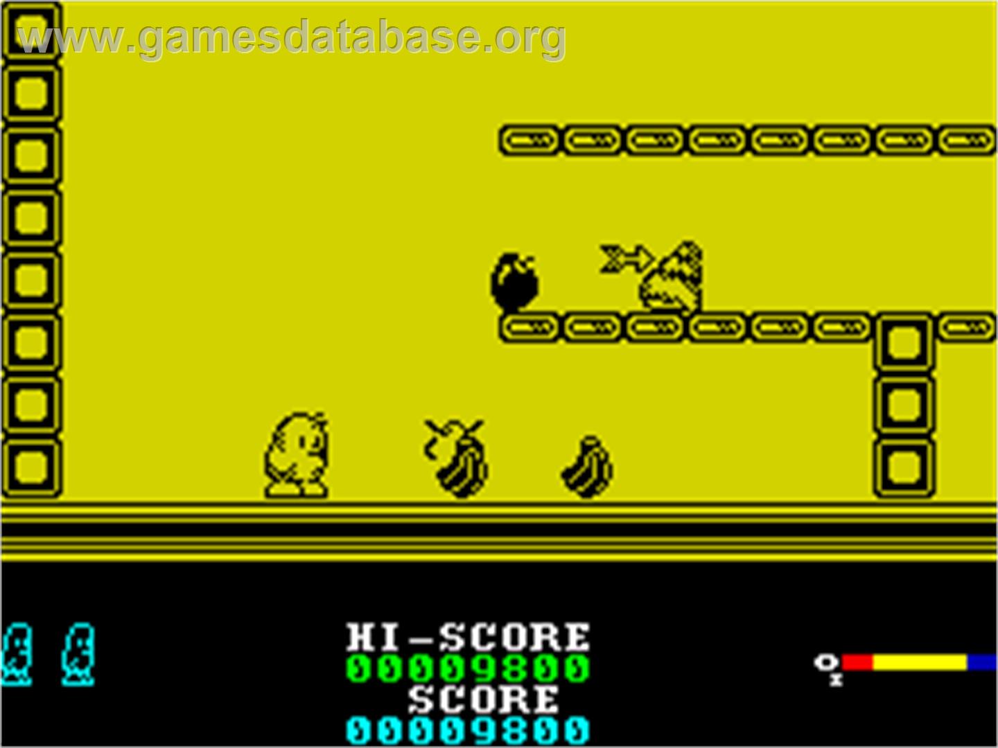 The New Zealand Story - Sinclair ZX Spectrum - Artwork - In Game