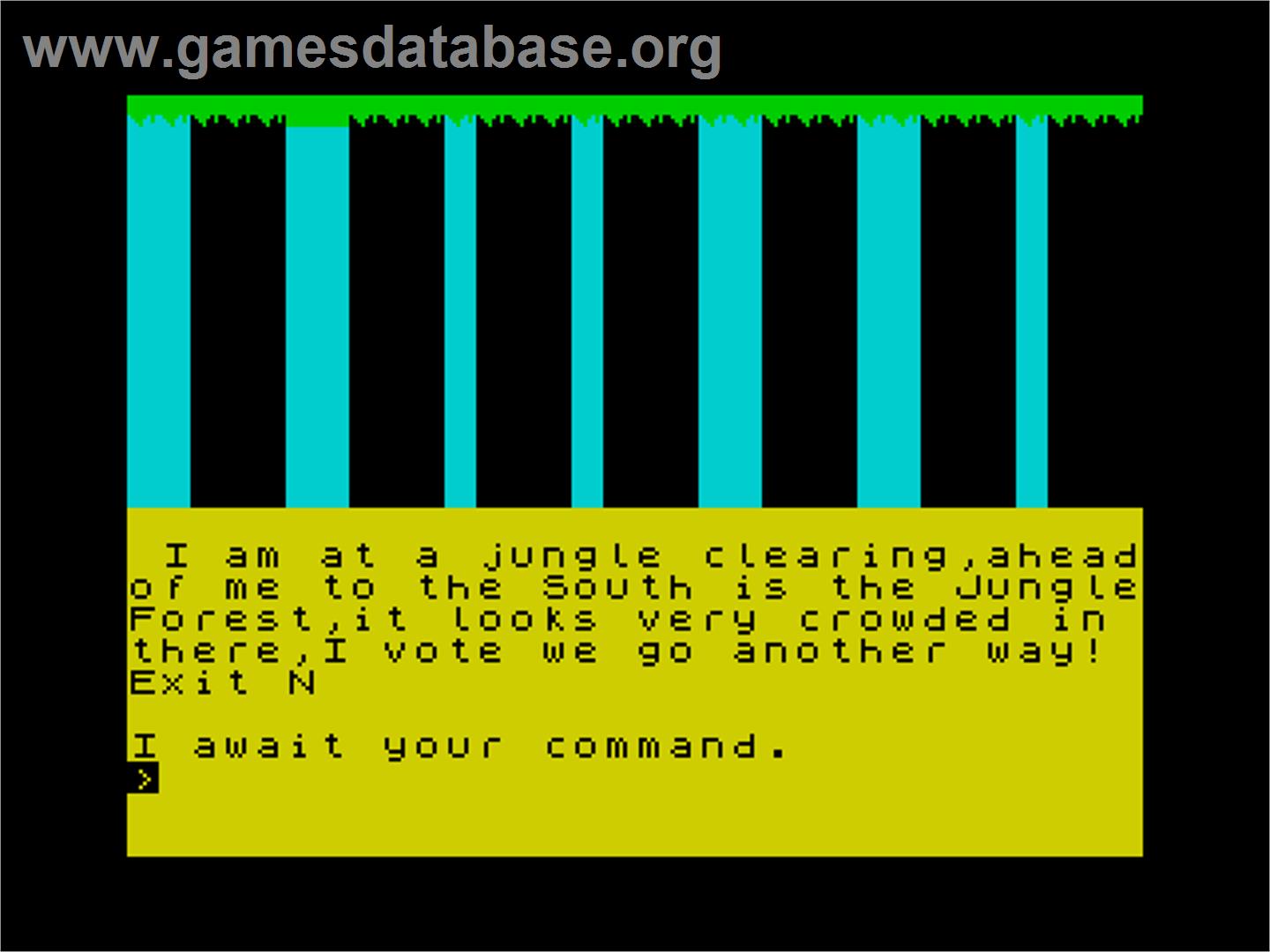 They Say The World Will Die In Fire And Ice - Sinclair ZX Spectrum - Artwork - In Game