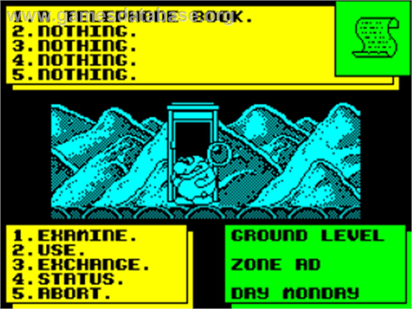 Thing! - Sinclair ZX Spectrum - Artwork - In Game