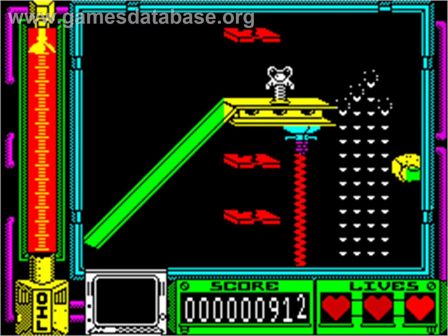 Thing Bounces Back - Sinclair ZX Spectrum - Artwork - In Game
