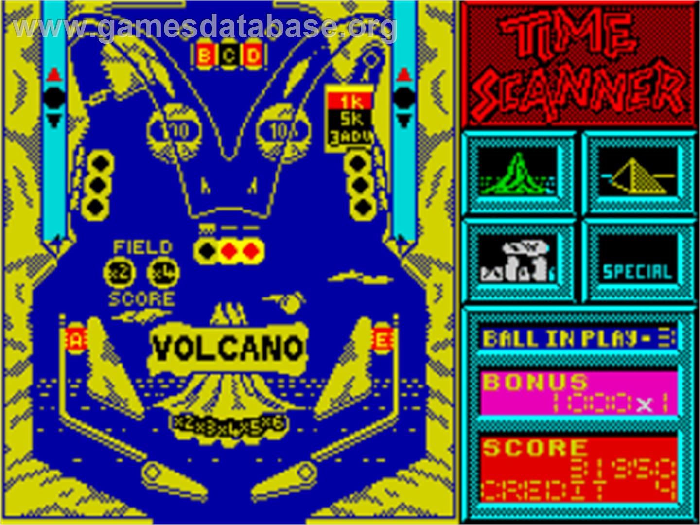 Time Scanner - Sinclair ZX Spectrum - Artwork - In Game