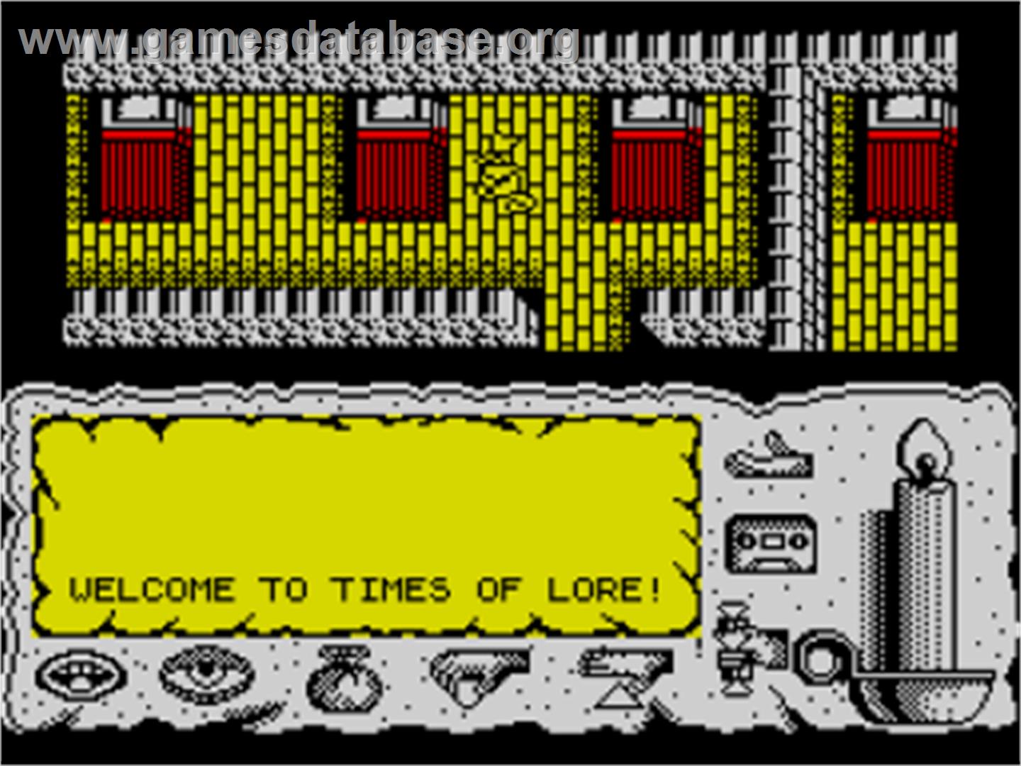 Times Of Lore - Sinclair ZX Spectrum - Artwork - In Game