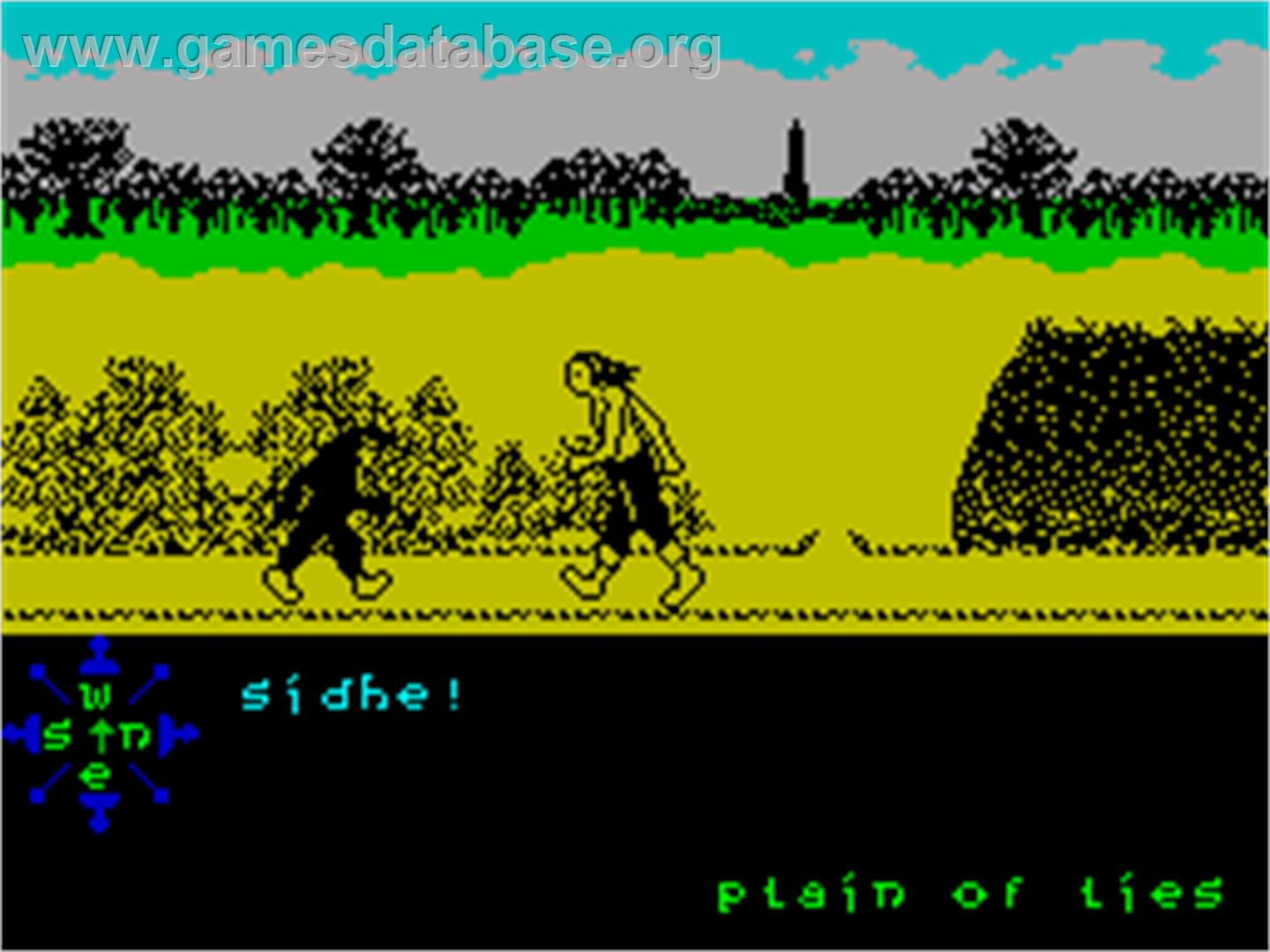 Tir Na Nog - Sinclair ZX Spectrum - Artwork - In Game