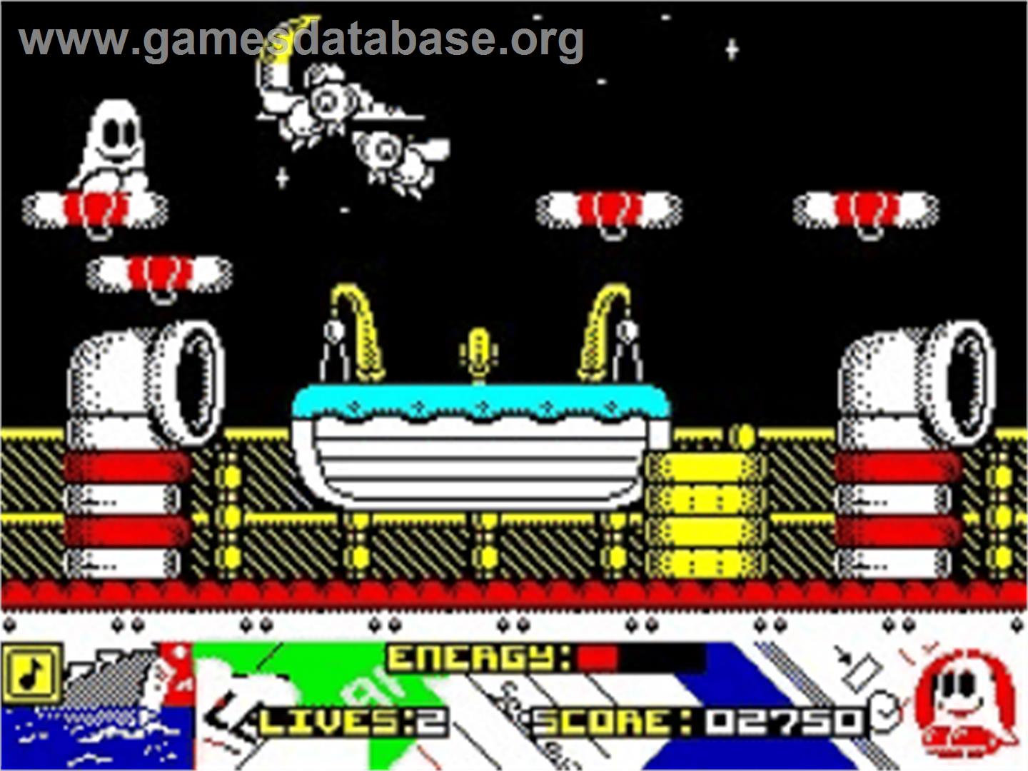 Titanic Blinky - Sinclair ZX Spectrum - Artwork - In Game