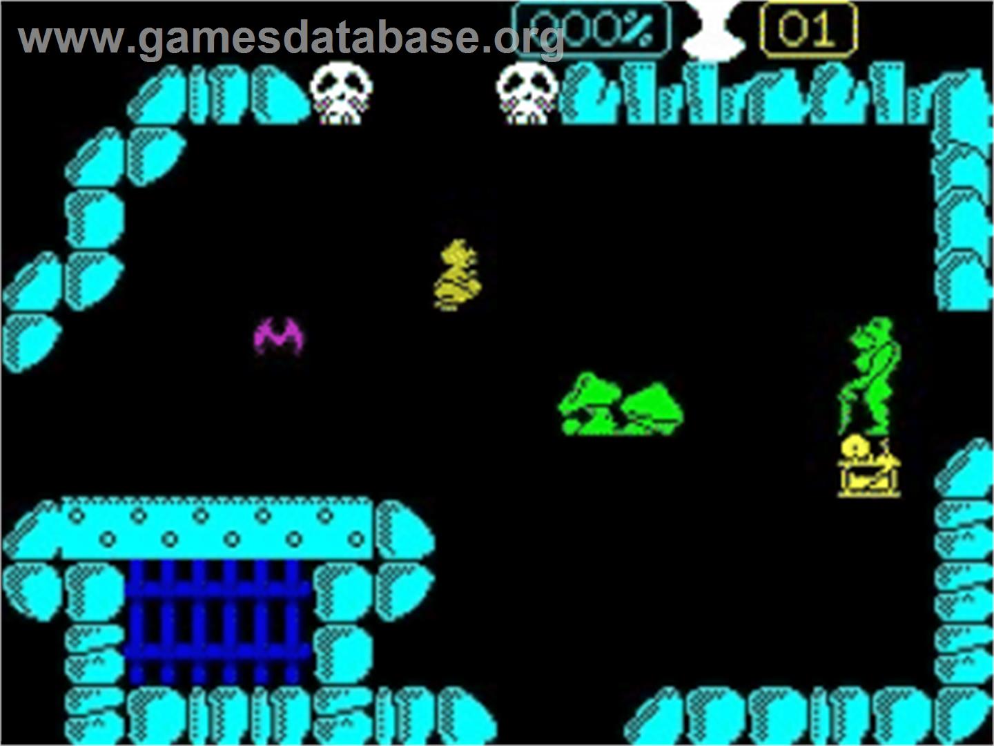Toad Runner - Sinclair ZX Spectrum - Artwork - In Game