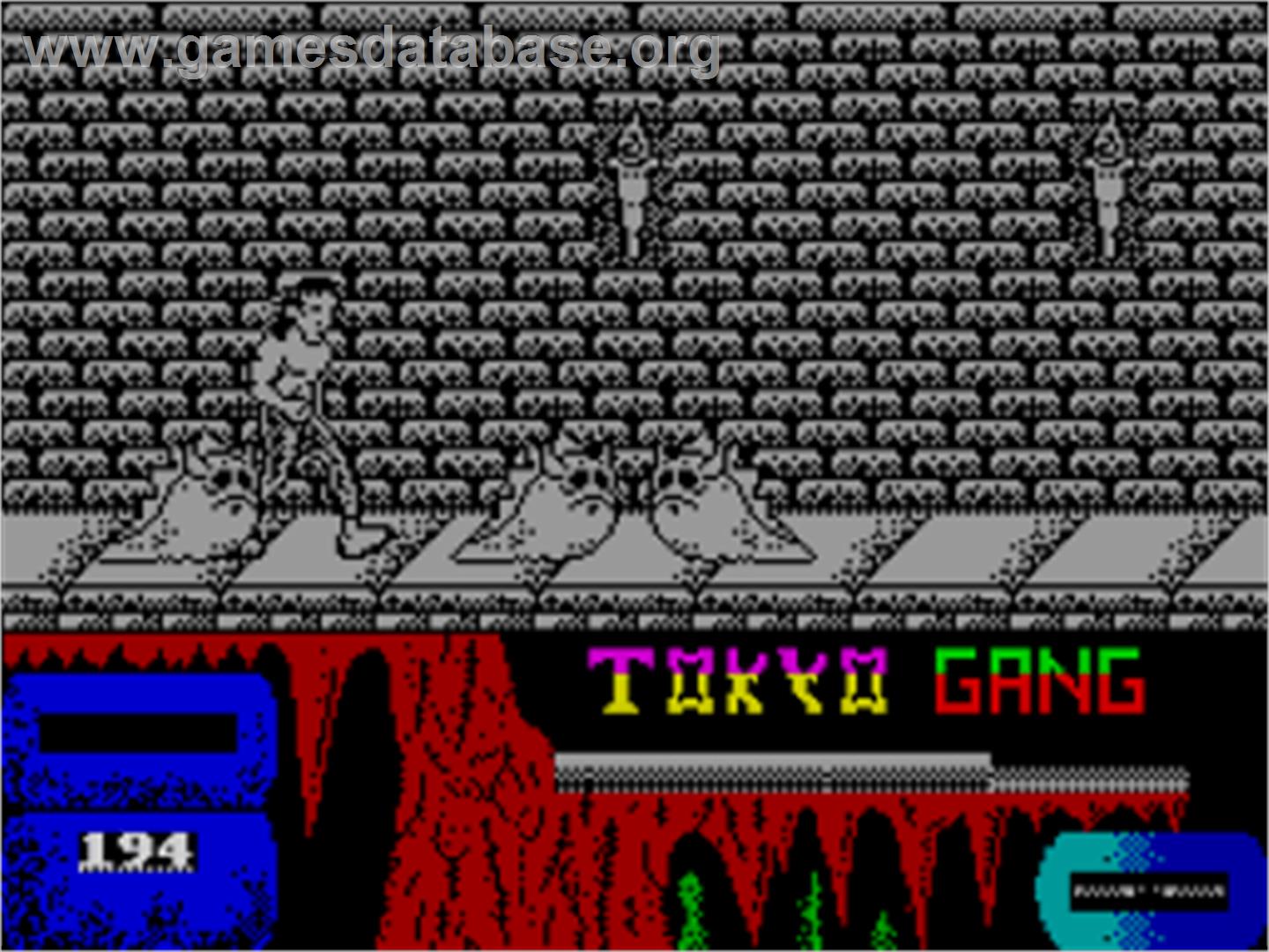 Tokyo Gang - Sinclair ZX Spectrum - Artwork - In Game