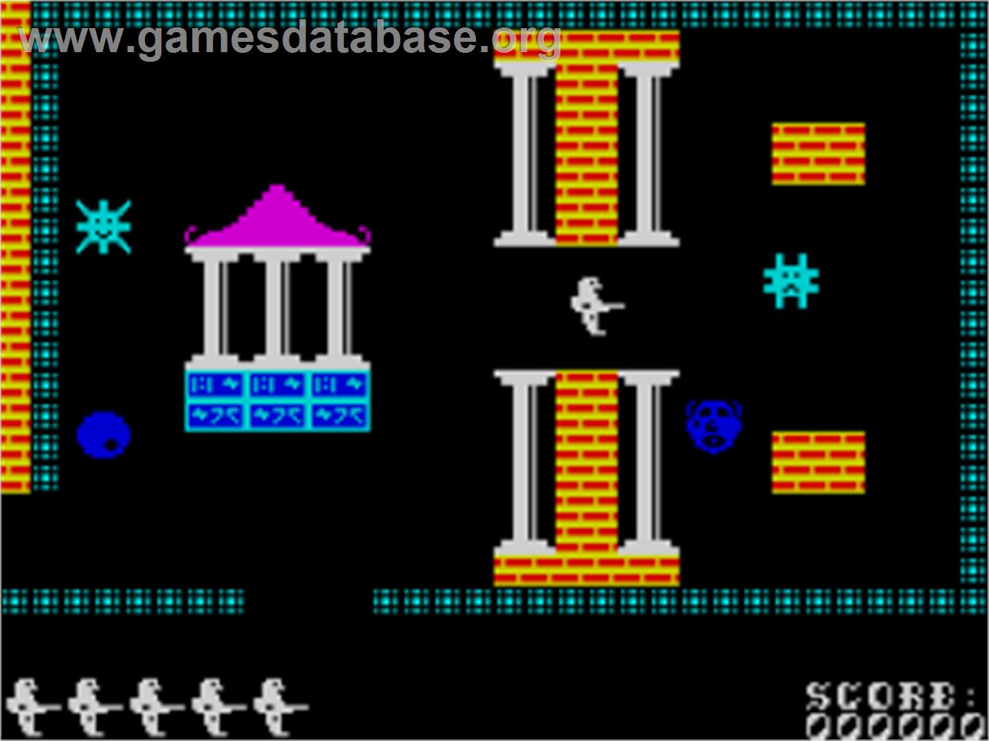 Tomb of Syrinx - Sinclair ZX Spectrum - Artwork - In Game