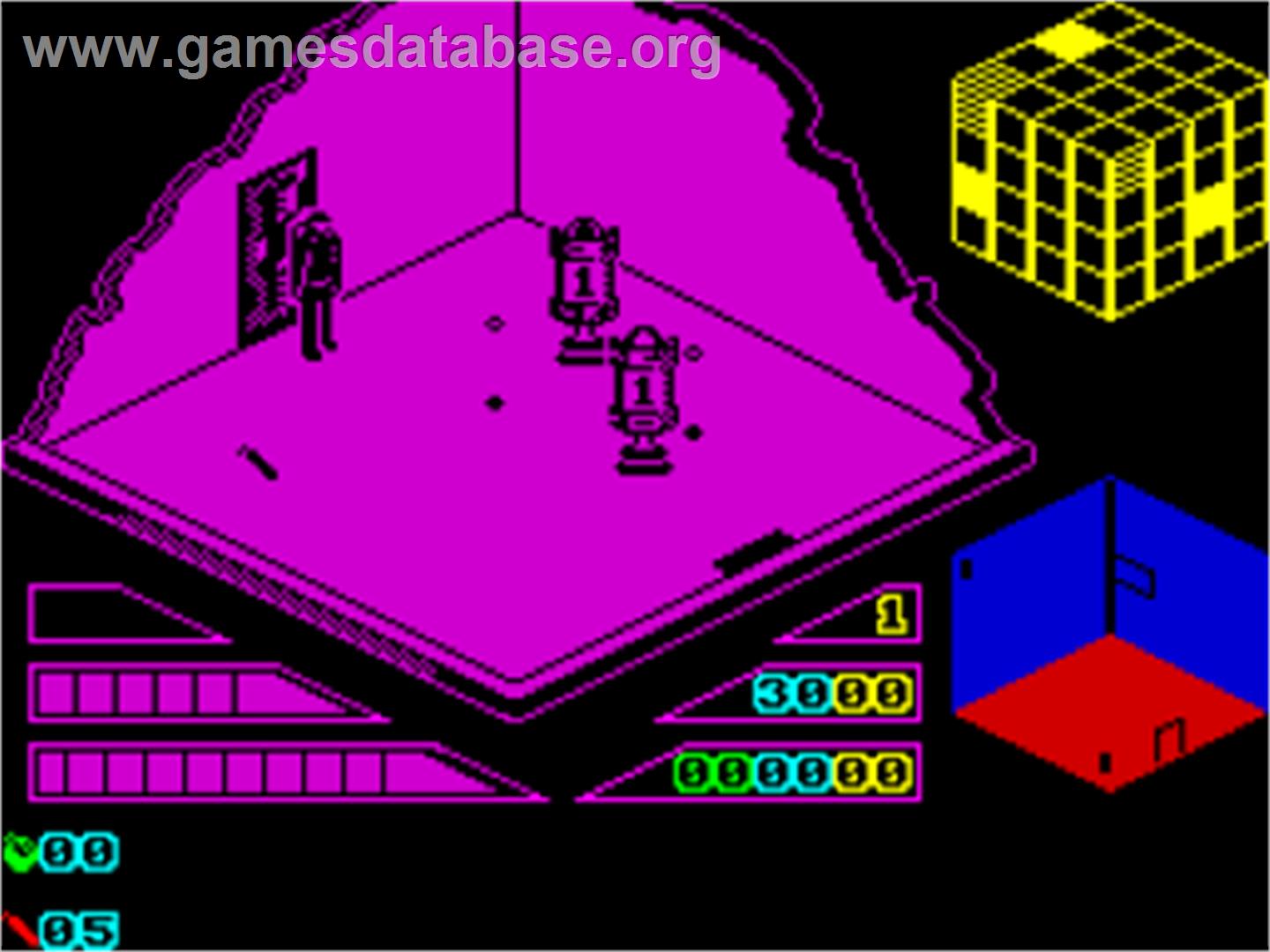Triaxos - Sinclair ZX Spectrum - Artwork - In Game
