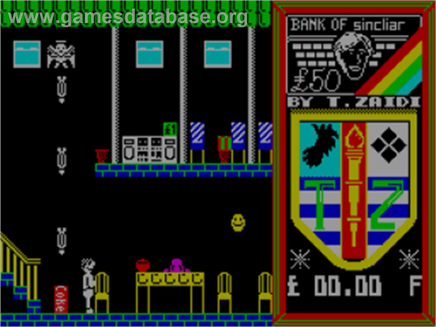 Tubaruba - Sinclair ZX Spectrum - Artwork - In Game