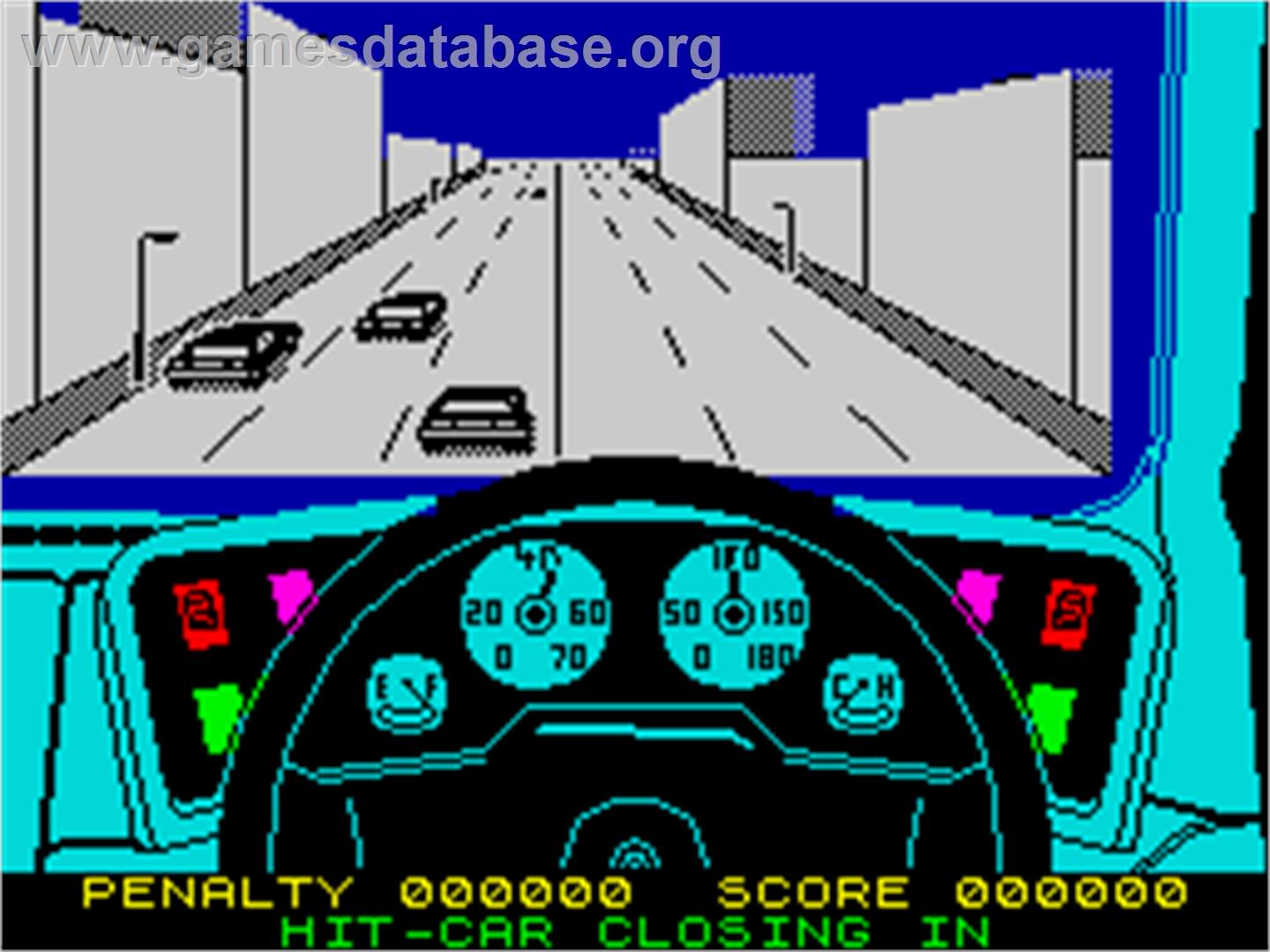 Turbo Esprit - Sinclair ZX Spectrum - Artwork - In Game