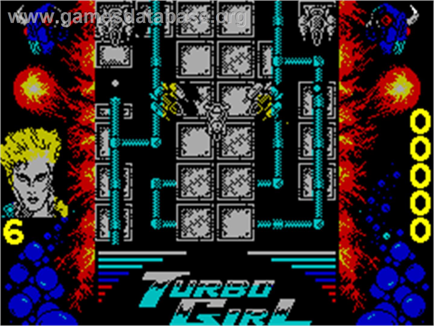 Turbo Girl - Sinclair ZX Spectrum - Artwork - In Game