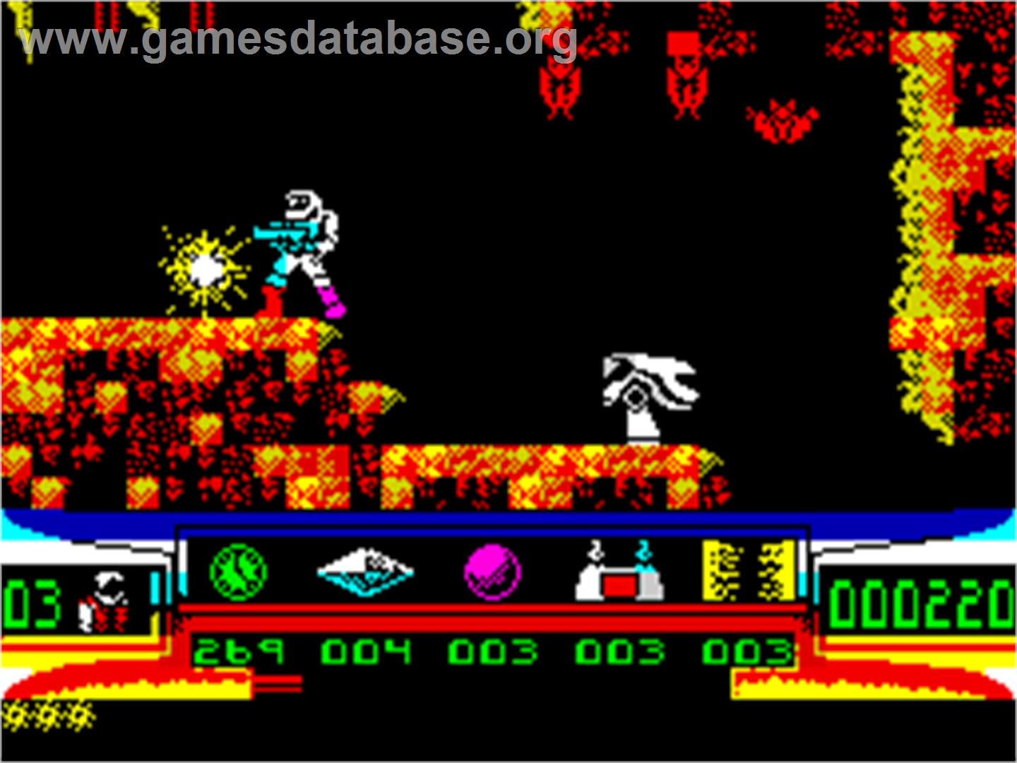 Turrican - Sinclair ZX Spectrum - Artwork - In Game