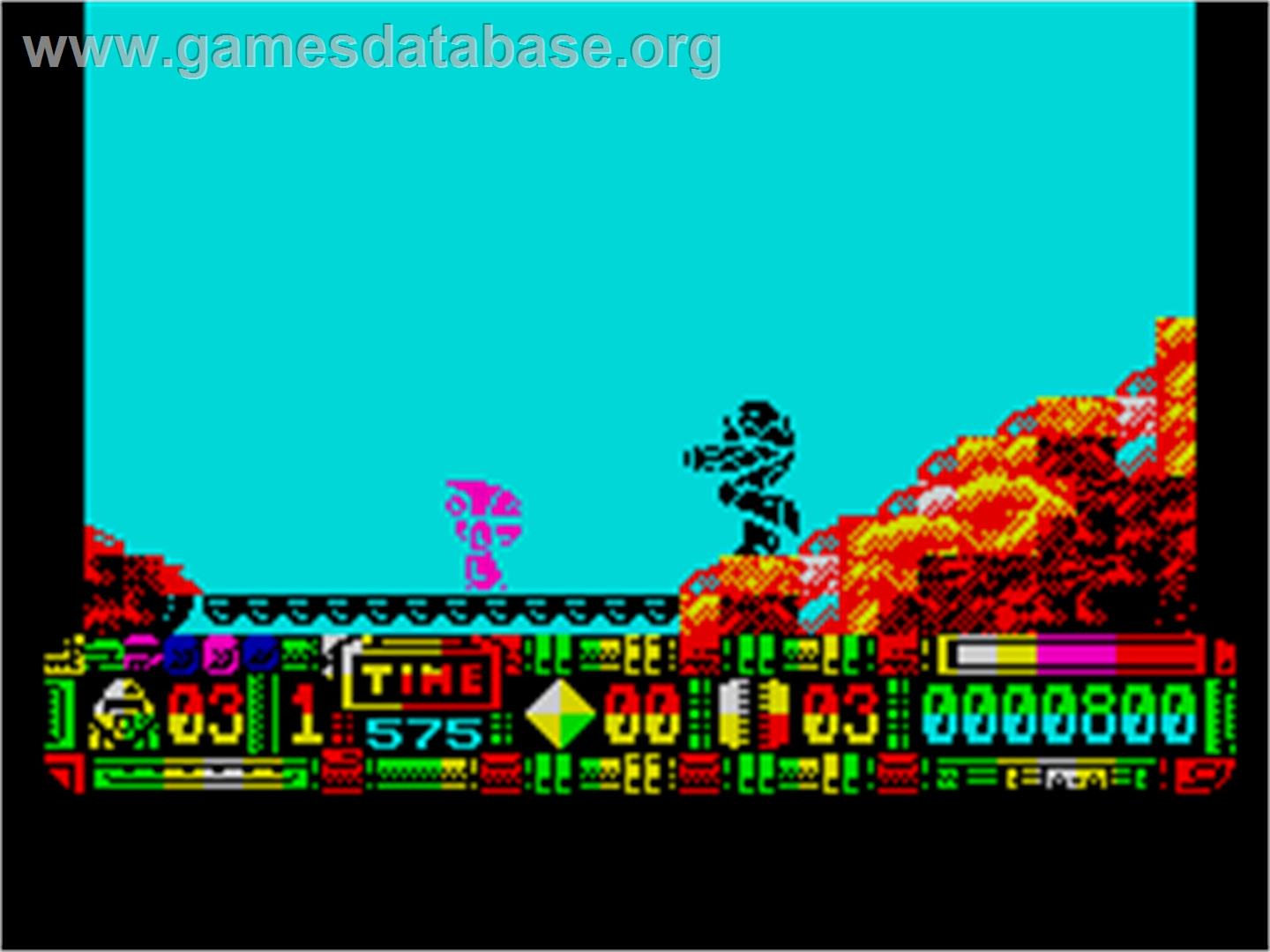 Turrican II: The Final Fight - Sinclair ZX Spectrum - Artwork - In Game