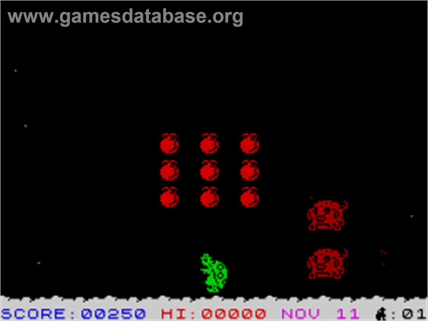 Two-gun Turtle - Sinclair ZX Spectrum - Artwork - In Game