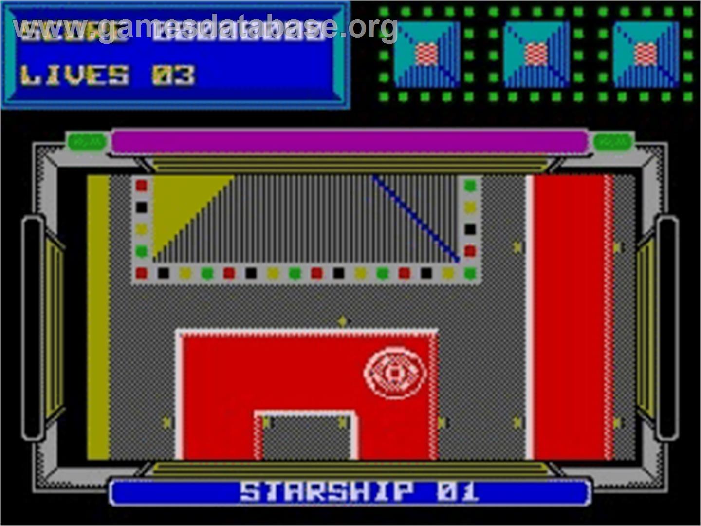 Unitrax - Sinclair ZX Spectrum - Artwork - In Game
