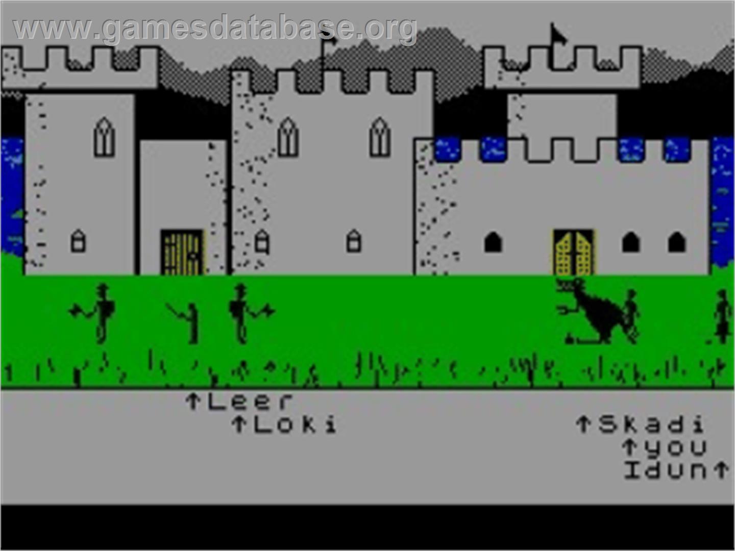 Valhalla - Sinclair ZX Spectrum - Artwork - In Game
