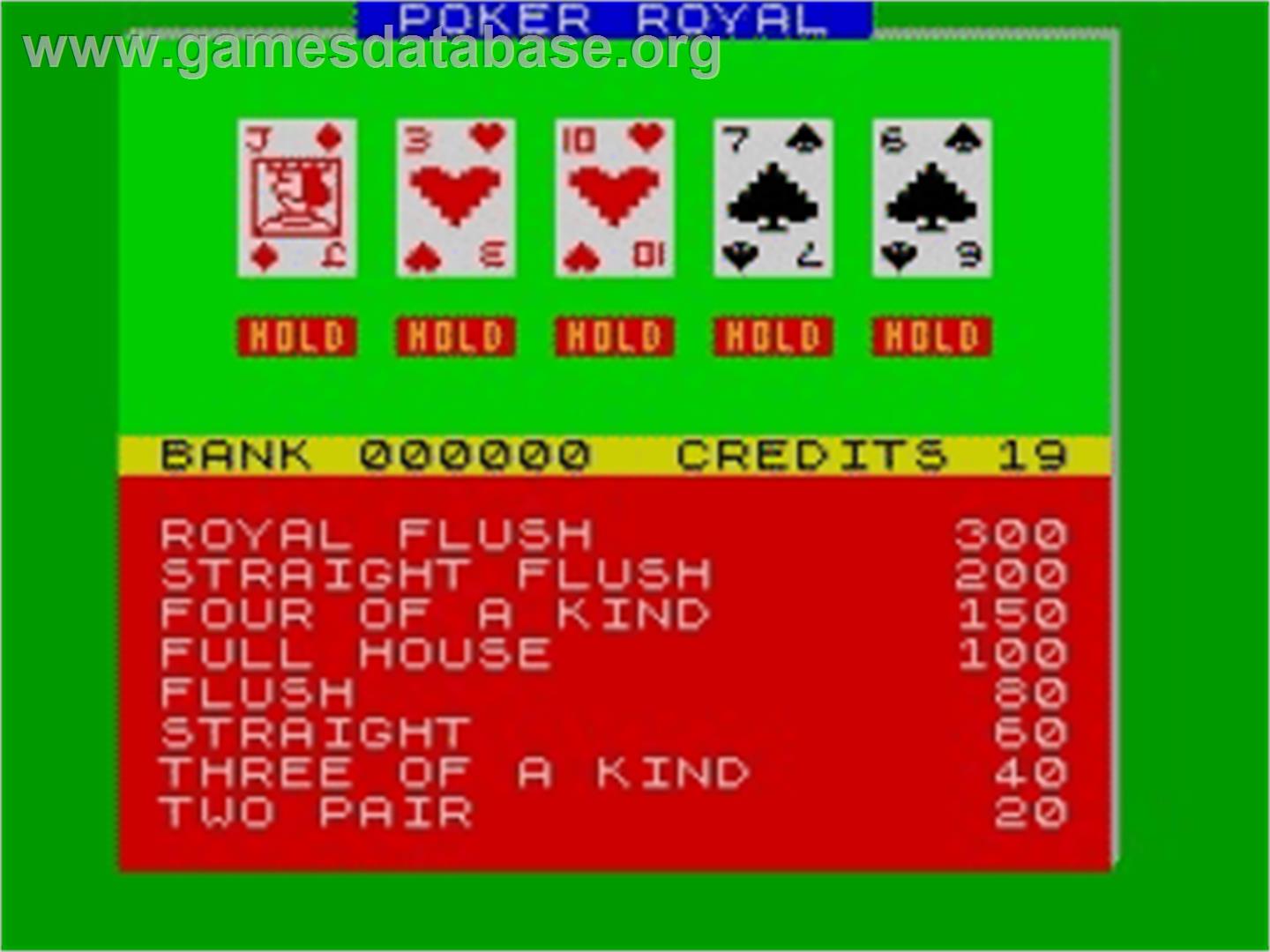 Video Card Arcade - Sinclair ZX Spectrum - Artwork - In Game