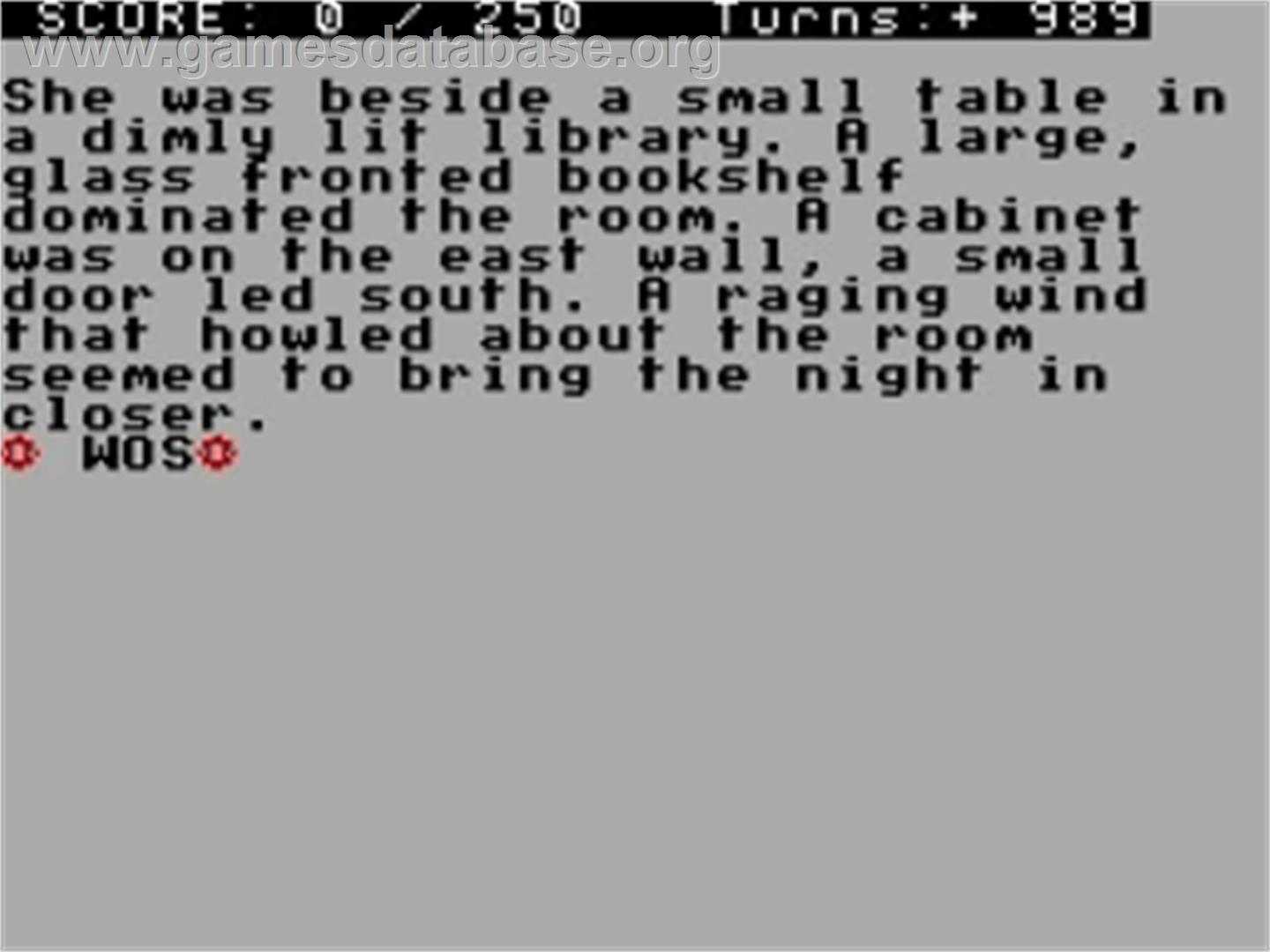 Weaver Of Her Dreams, The - Sinclair ZX Spectrum - Artwork - In Game