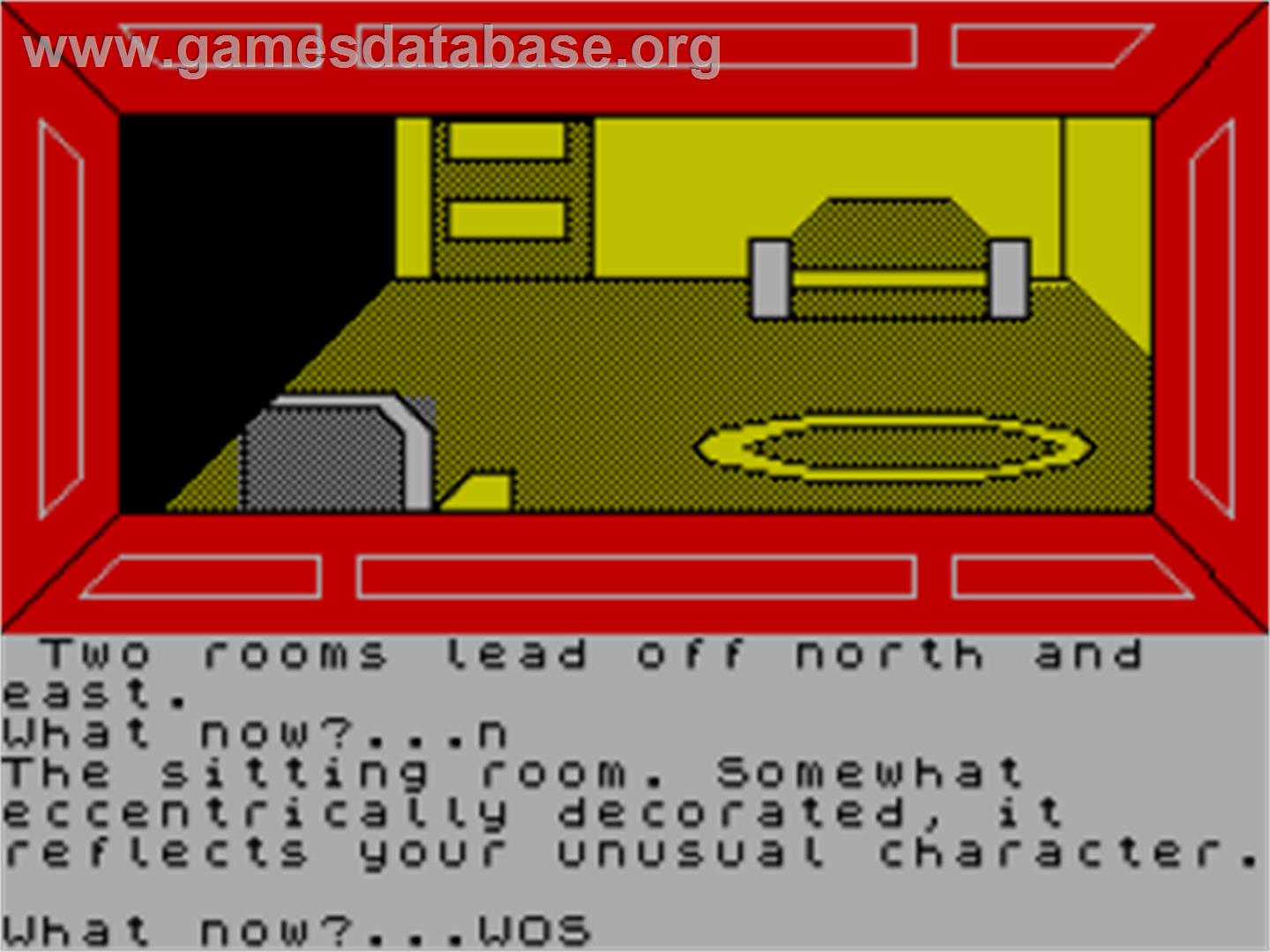 Werewolf Simulator - Sinclair ZX Spectrum - Artwork - In Game