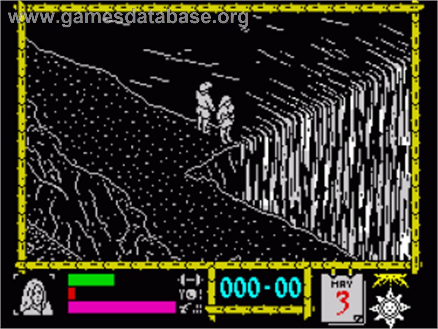 Where Time Stood Still - Sinclair ZX Spectrum - Artwork - In Game