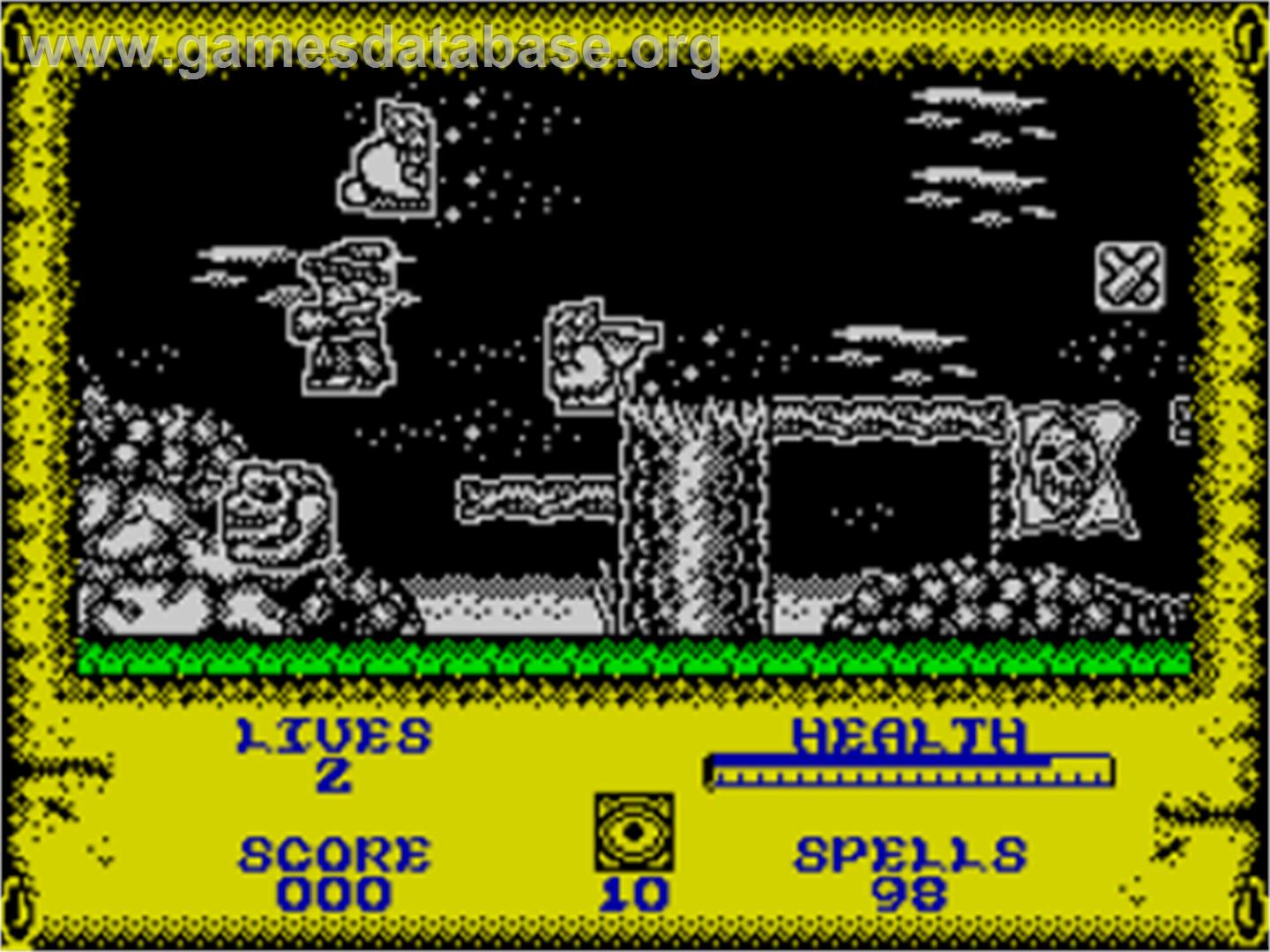 Wizard Willy - Sinclair ZX Spectrum - Artwork - In Game