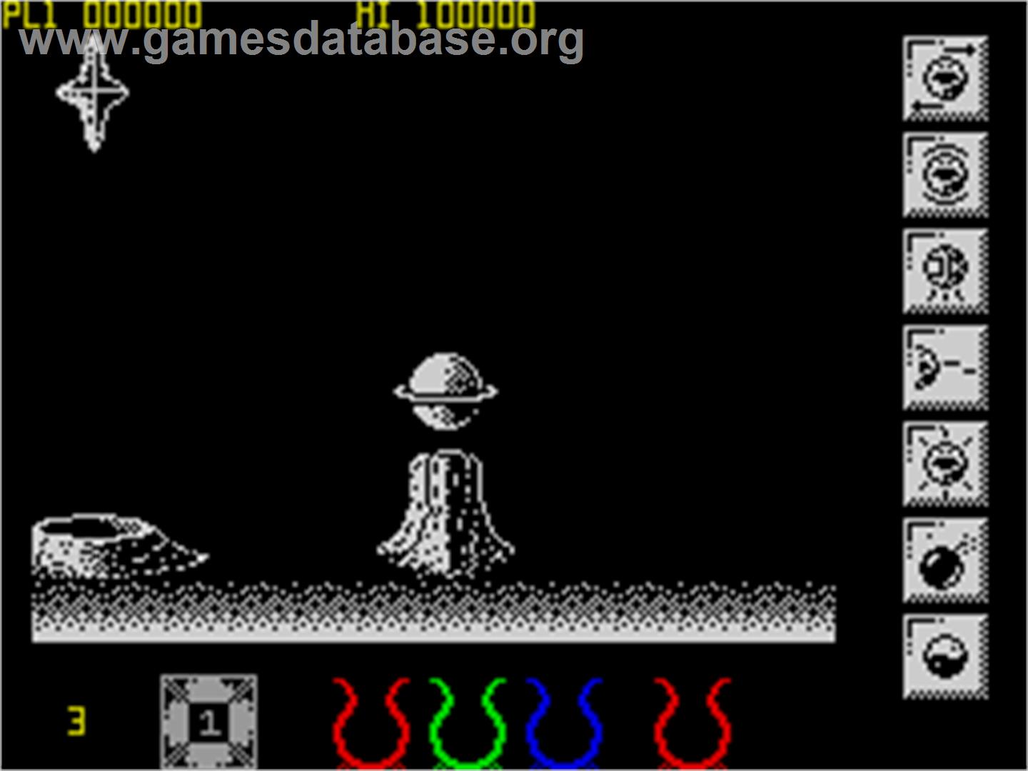 Wizball - Sinclair ZX Spectrum - Artwork - In Game