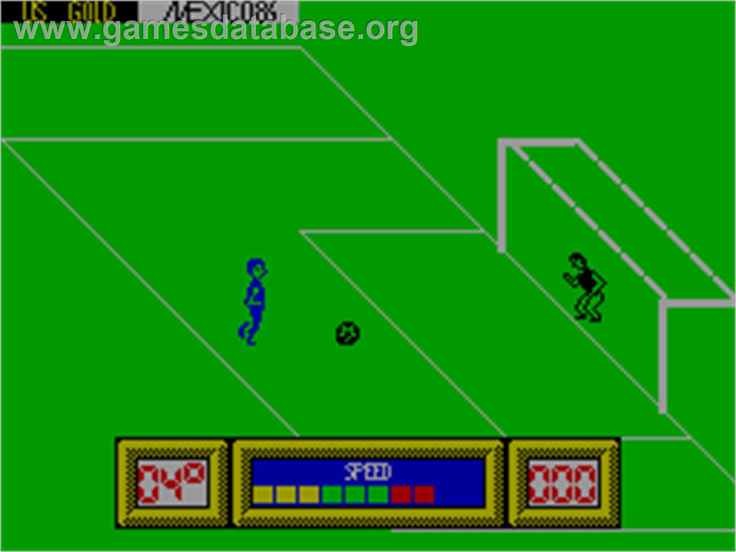 World Cup Carnival - Sinclair ZX Spectrum - Artwork - In Game