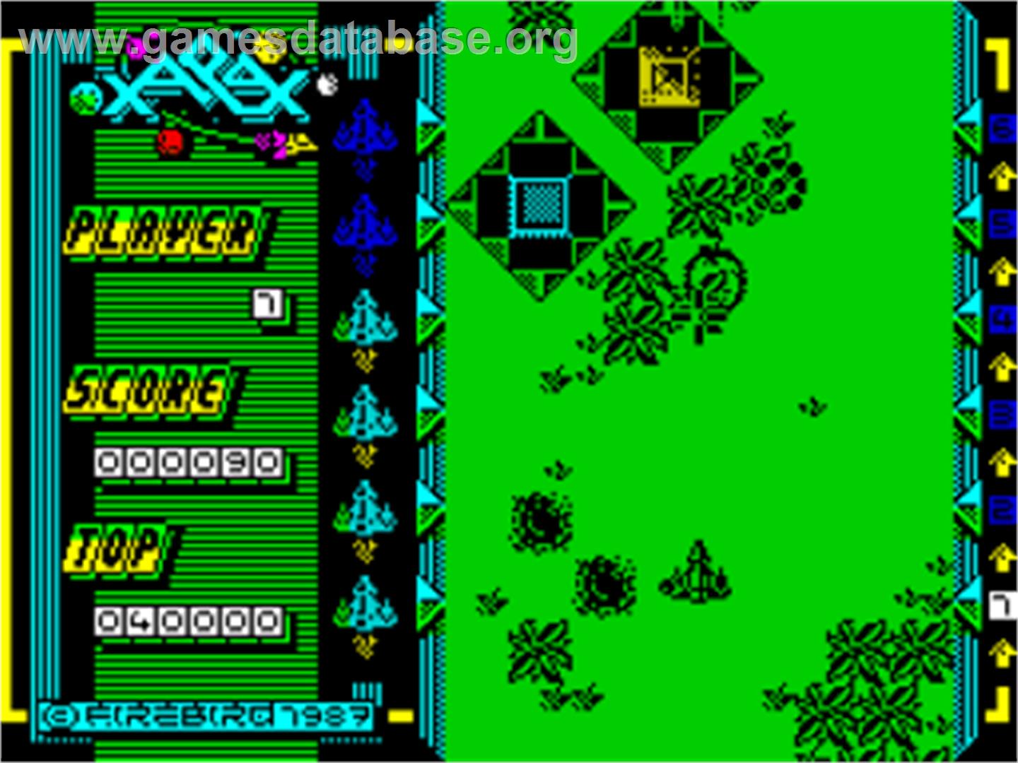 Xarax - Sinclair ZX Spectrum - Artwork - In Game