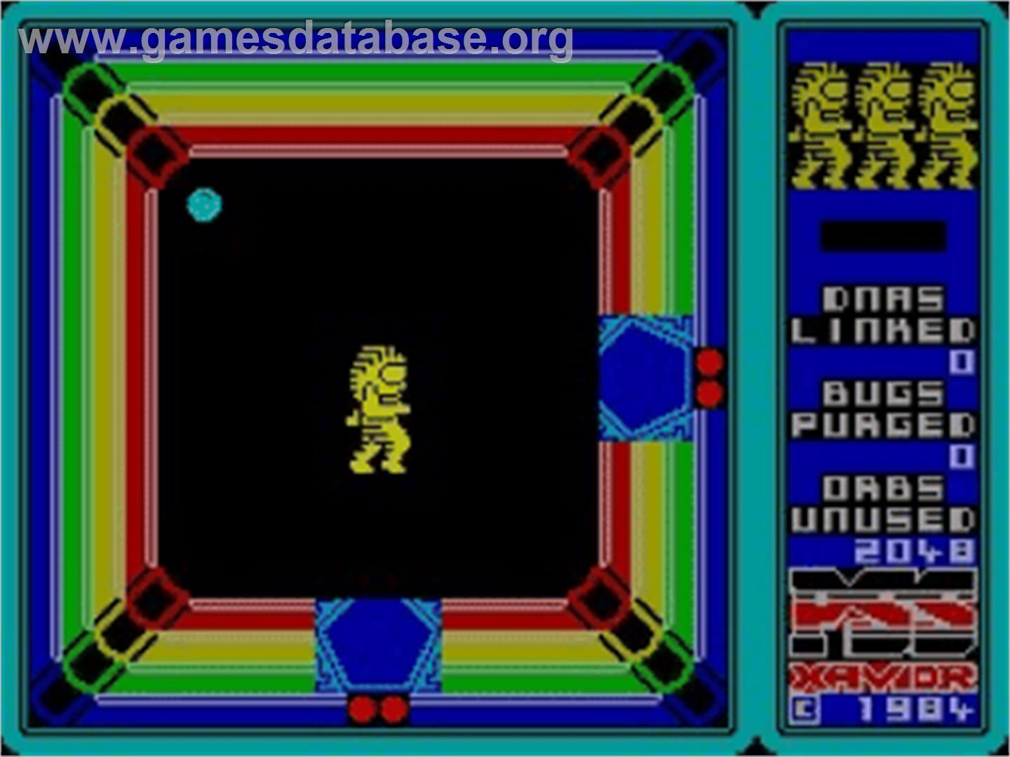 Xavior - Sinclair ZX Spectrum - Artwork - In Game